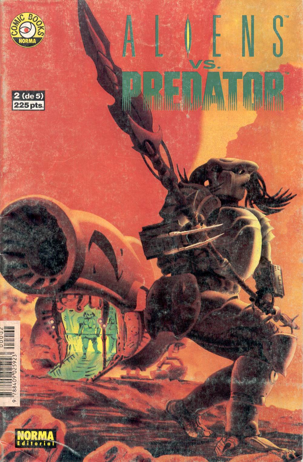 Carátula 1990 Aliens vs Predator #2.cbr