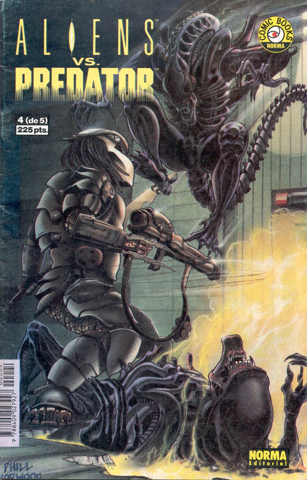 Carátula 1990 Aliens vs Predator #4.cbr