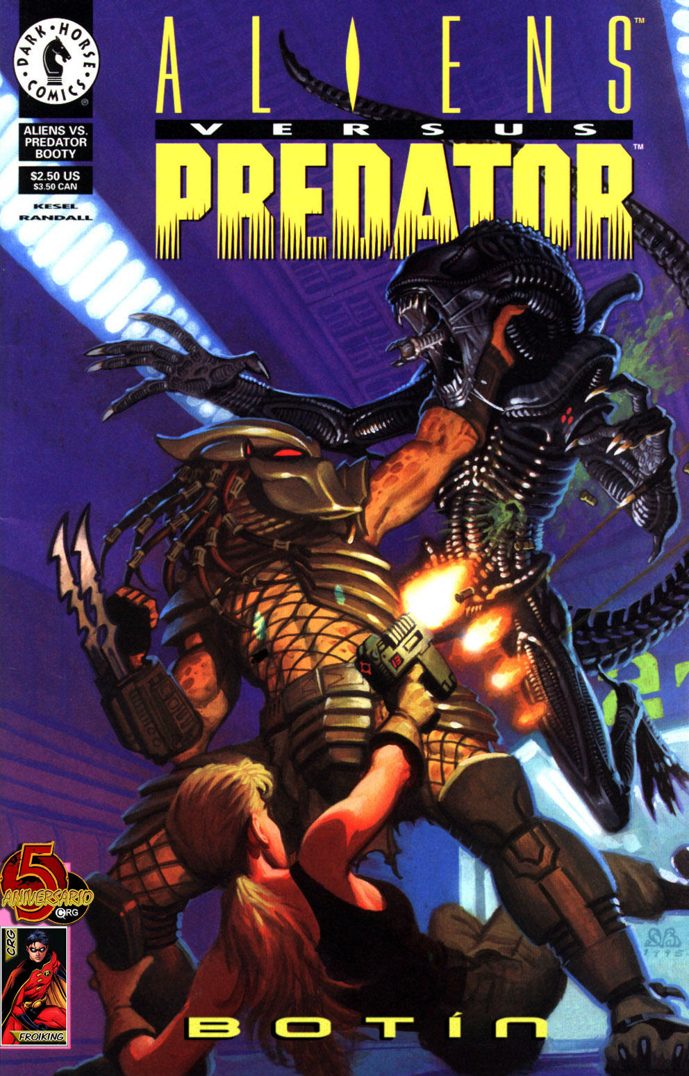 Carátula 1996 Aliens vs Predator - Botín.cbr