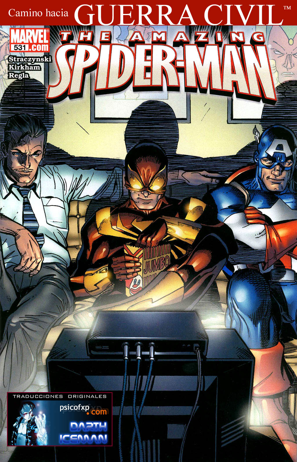 Carátula 004 Amazing Spiderman 531.cbr