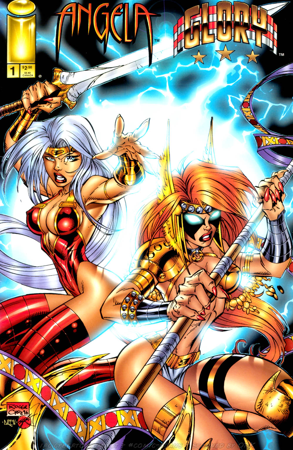 Carátula Angela & Glory - Rage of Angels (1996) (OTK).cbr