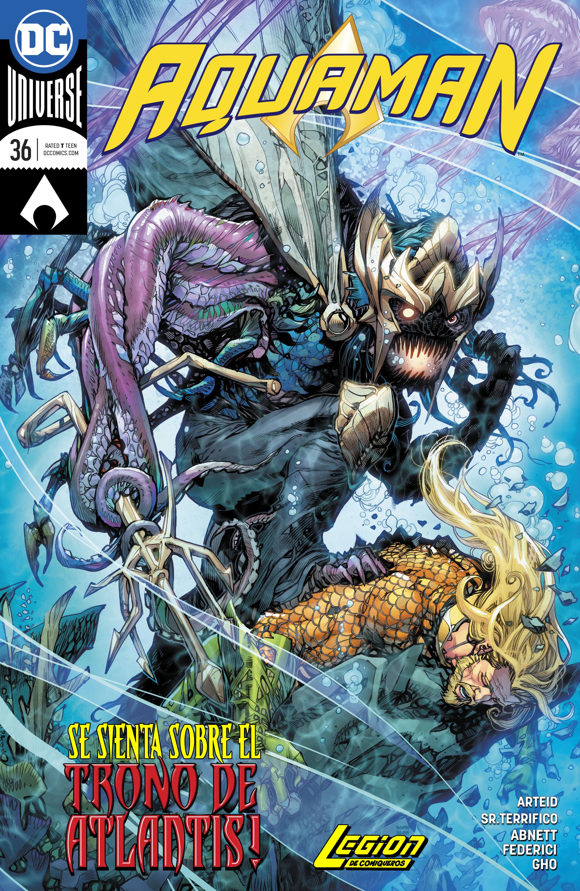 Carátula Aquaman Vol.8 #36 [LDC] @Comicverso.cbr
