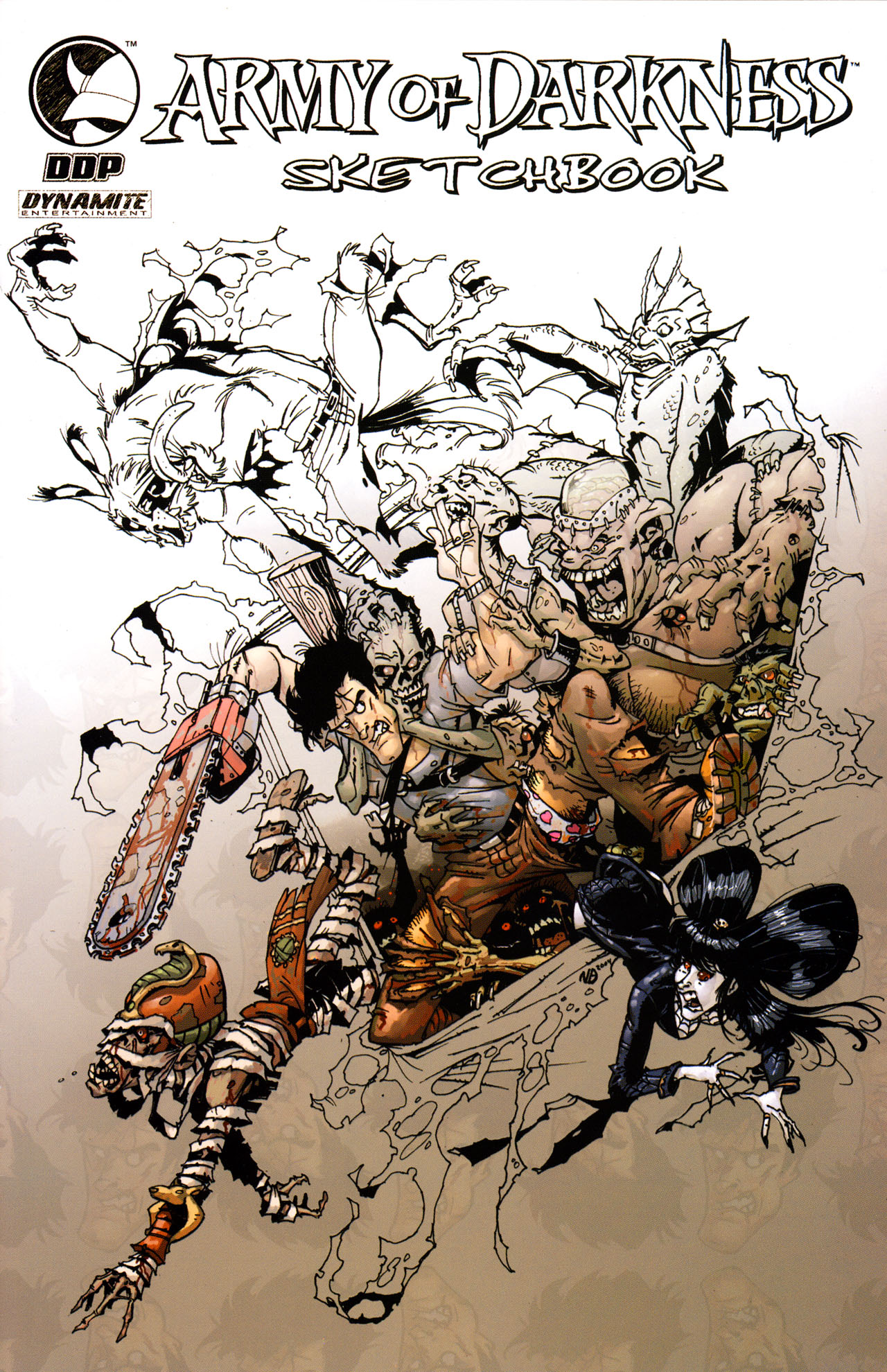 Carátula Army Of Darkness - Sketchbook.cbr