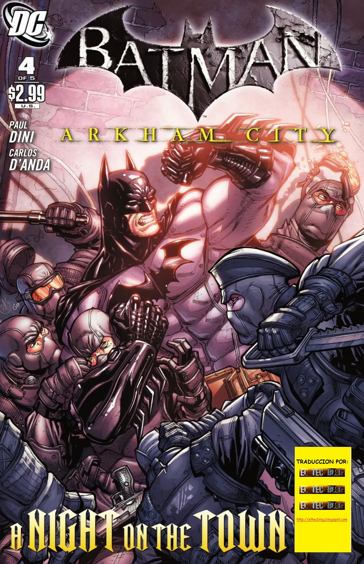 Carátula Batman - Arkham City #04 @ElTecBlog.cbr