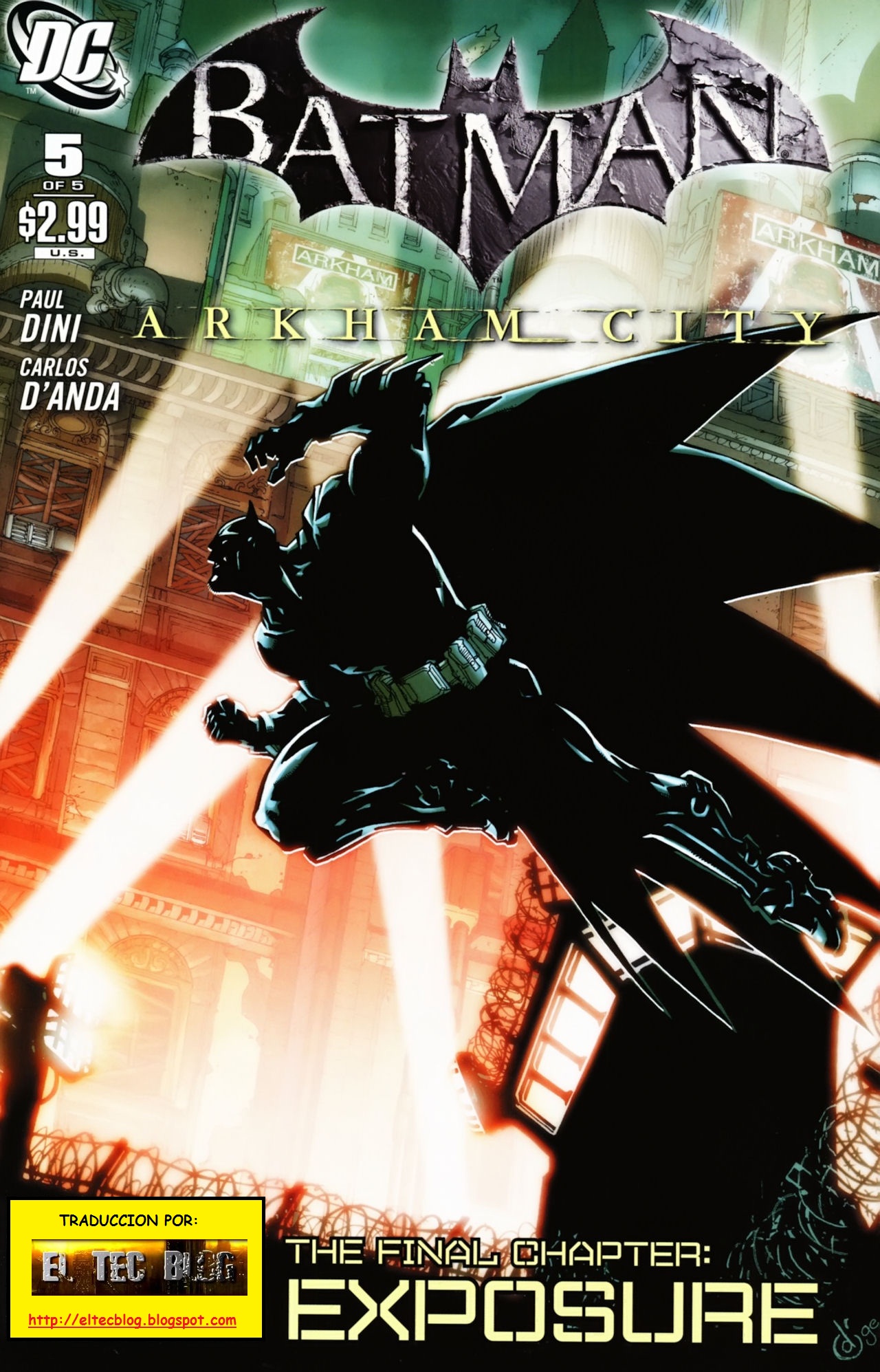 Carátula Batman - Arkham City #05 @ElTecBlog.cbr