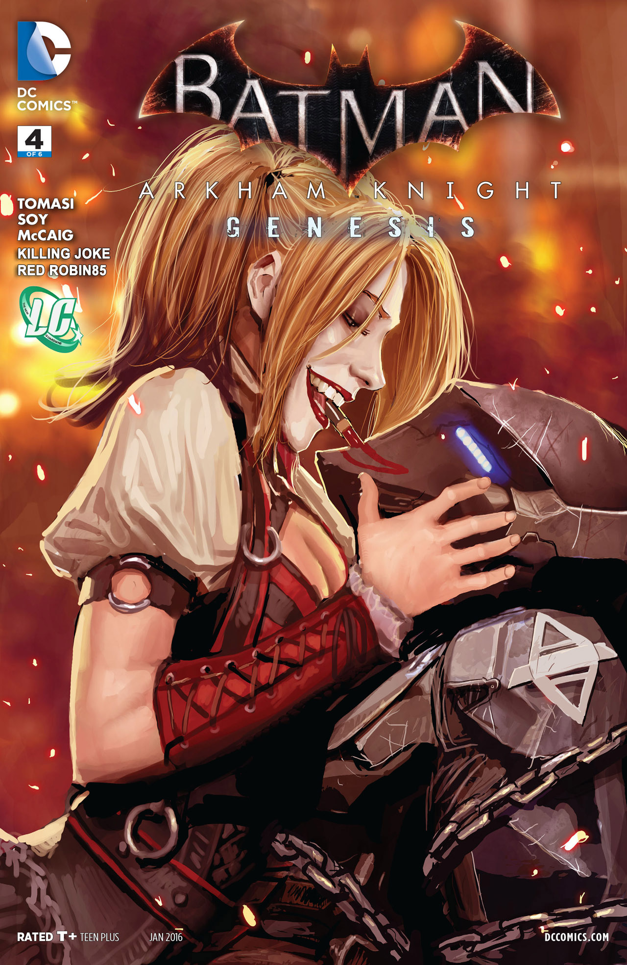 Carátula Batman - ArkhamKnight - Genesis #04 (LC).cbr