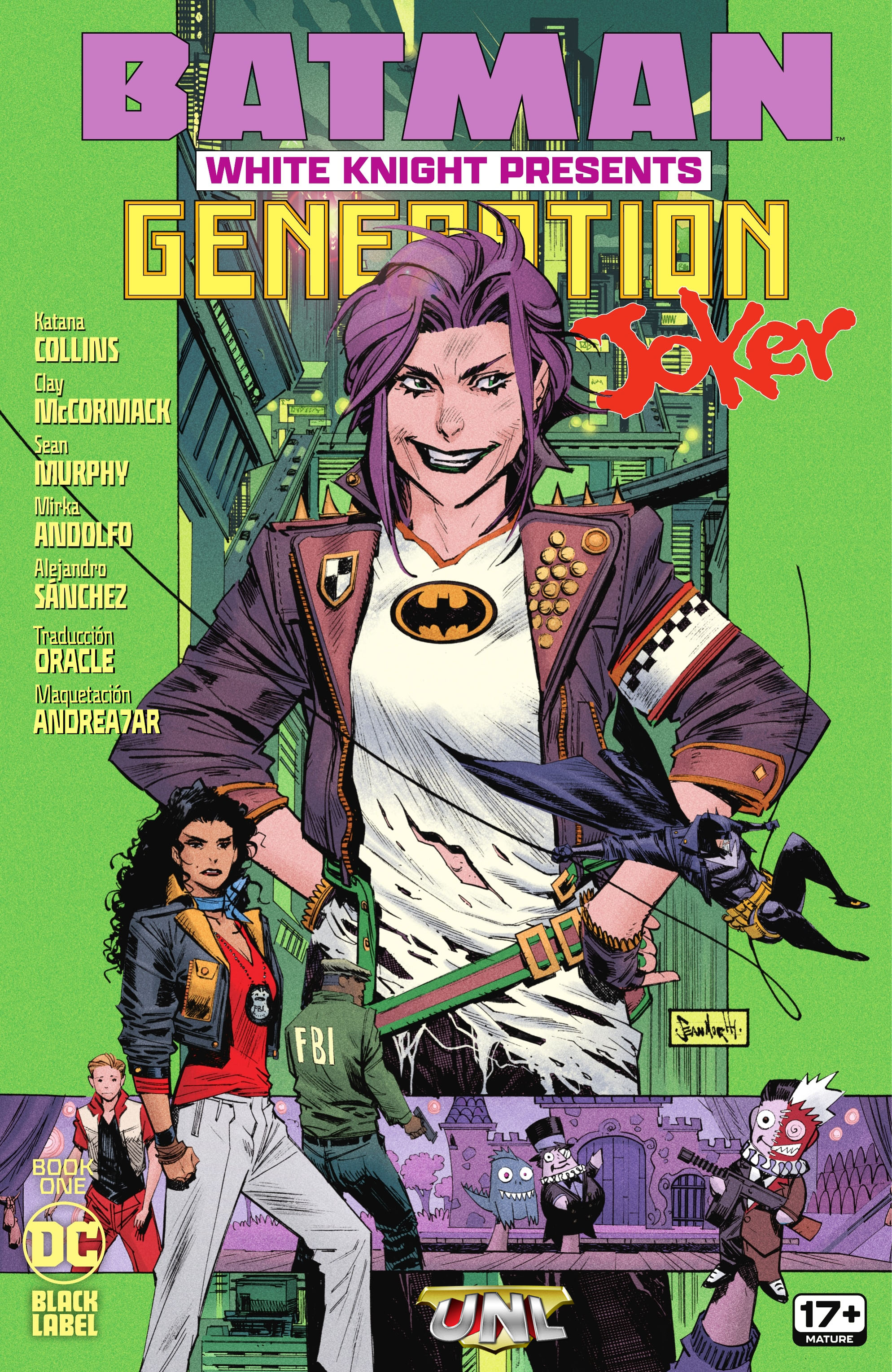 Carátula Batman - Caballero Blanco Presenta - Generación Guasón #01.cbr