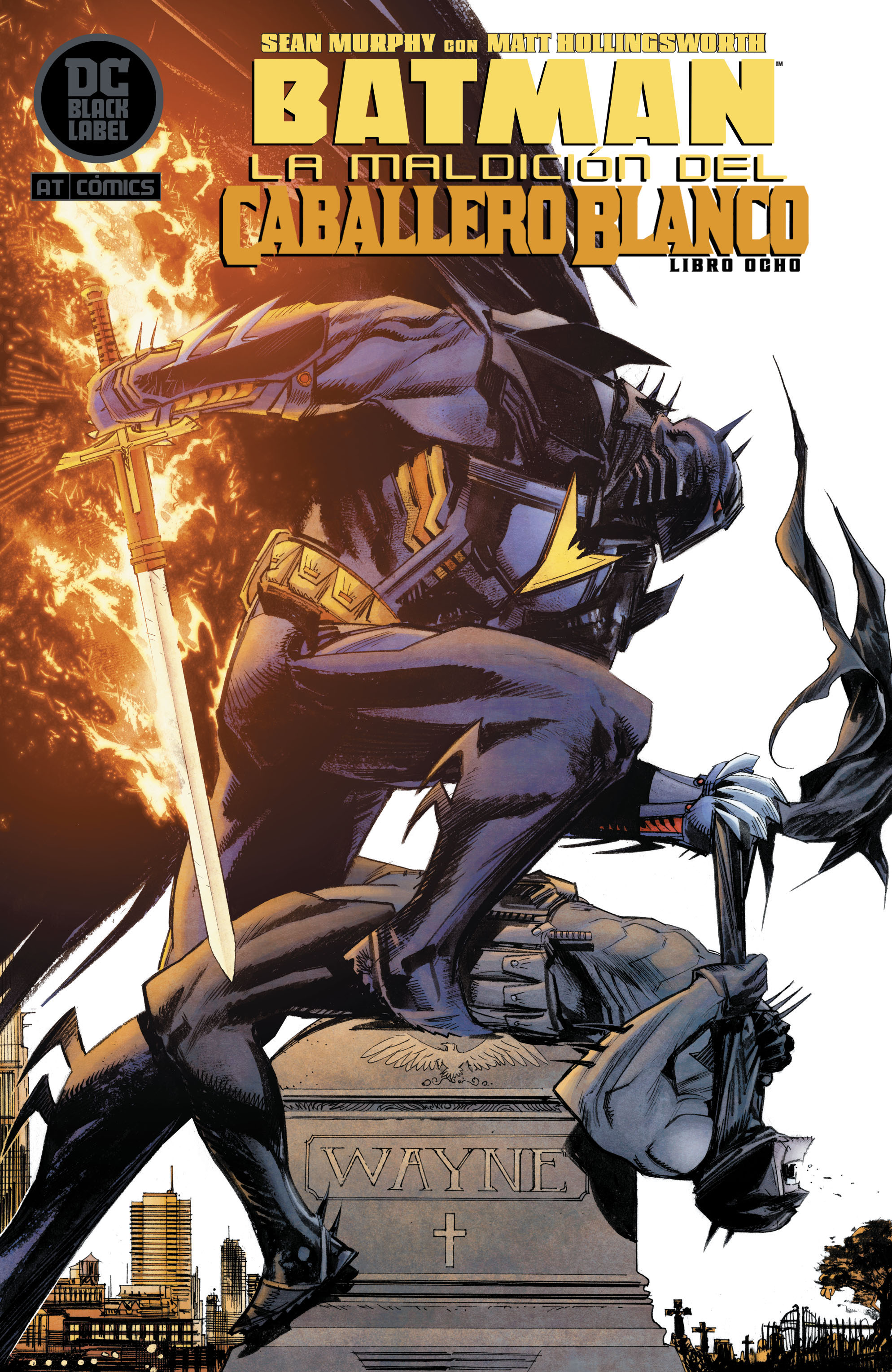 Carátula Batman - La Maldicion del Caballero Blanco #08.cbr