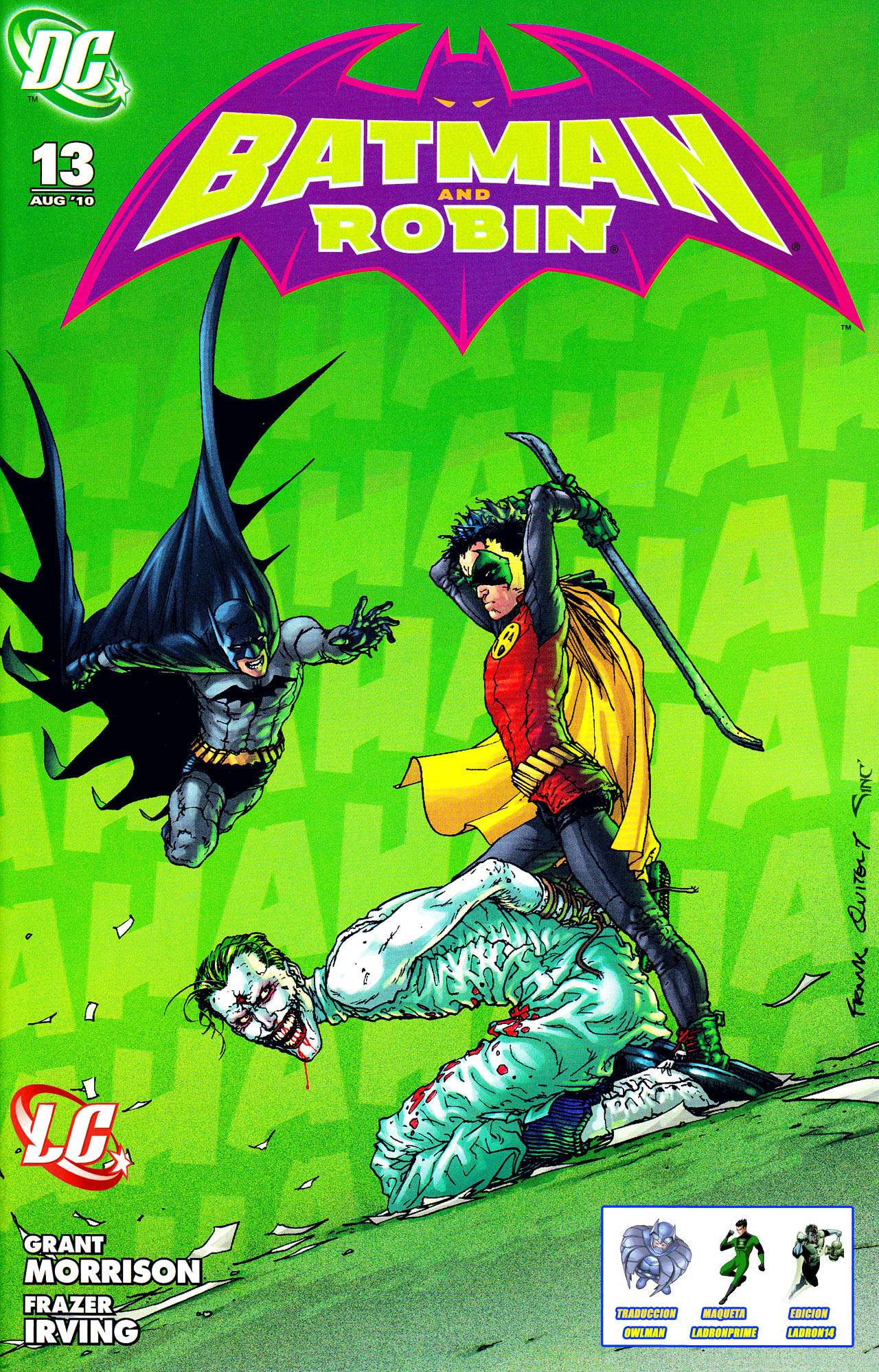 Carátula Batman and Robin #13.cbr