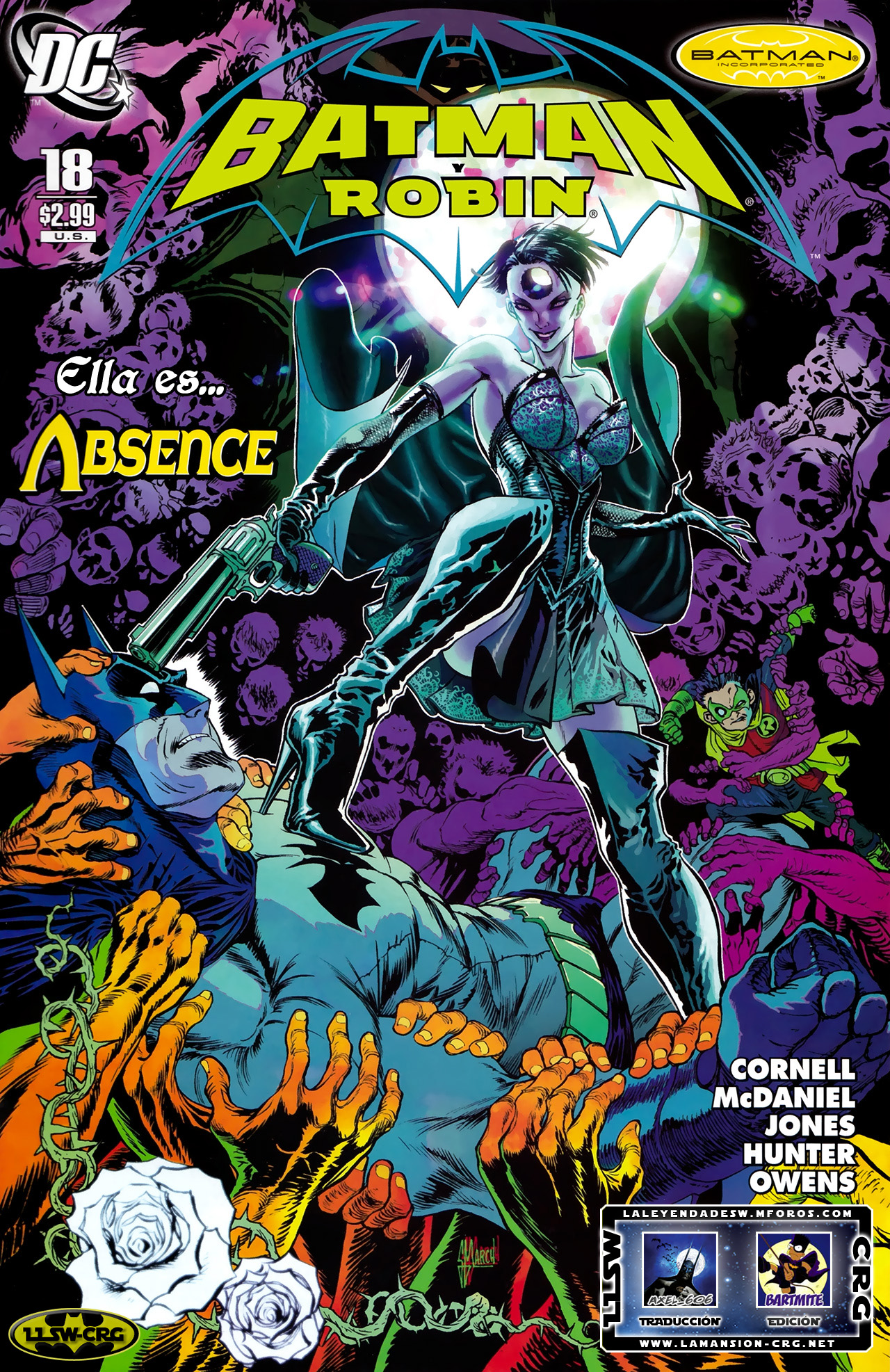 Carátula Batman and Robin #18.cbr