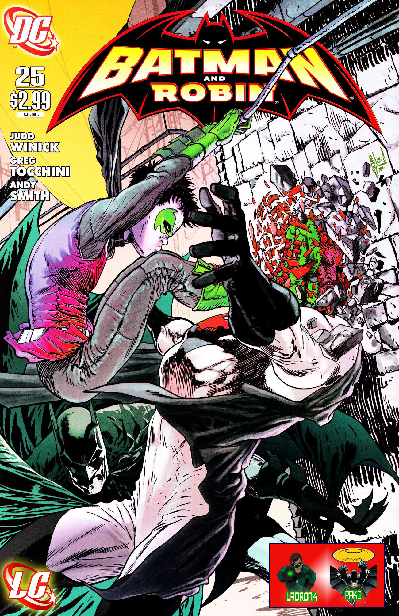 Carátula Batman and Robin #25.cbr