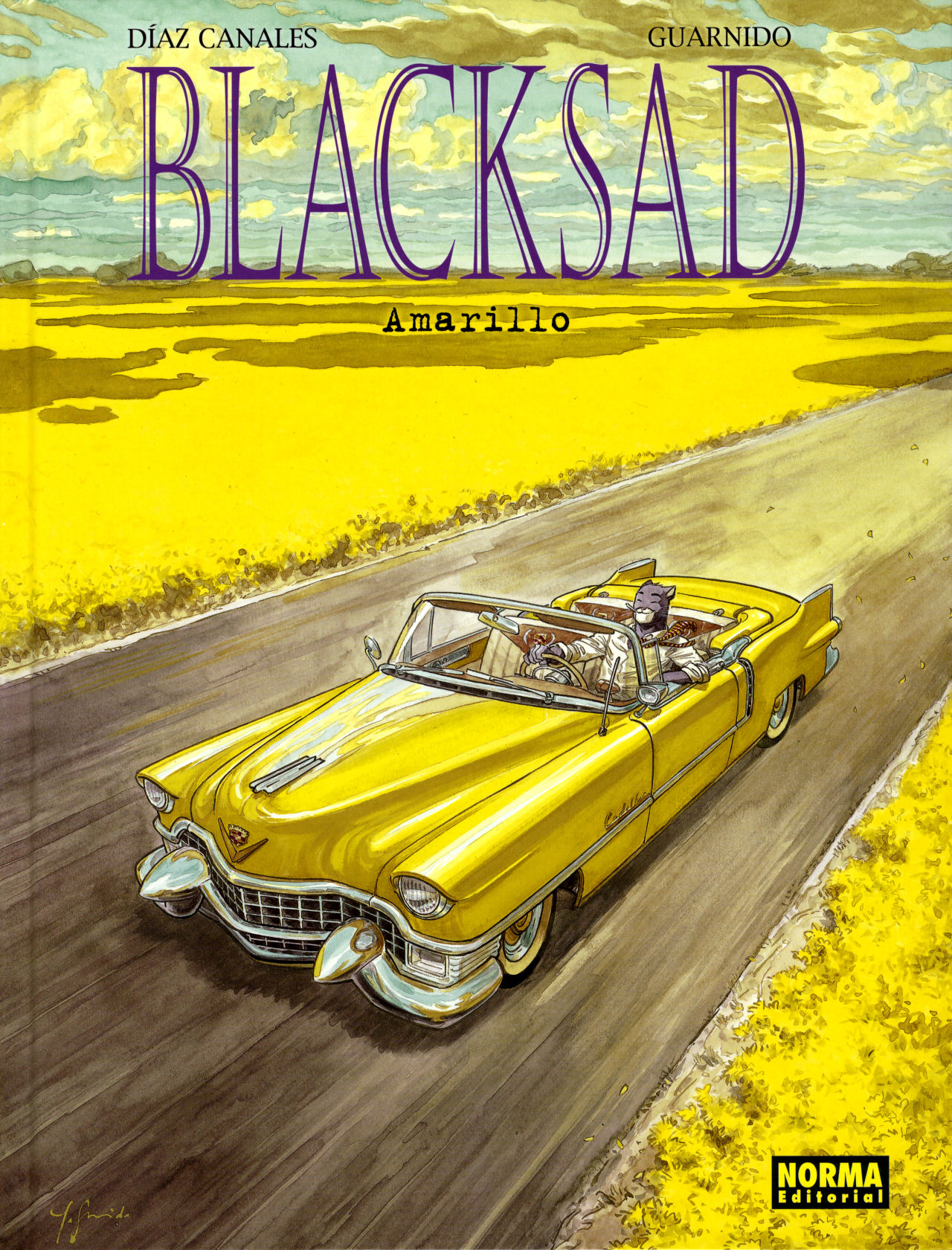 Carátula Blacksad #05 - Amarillo.cbr