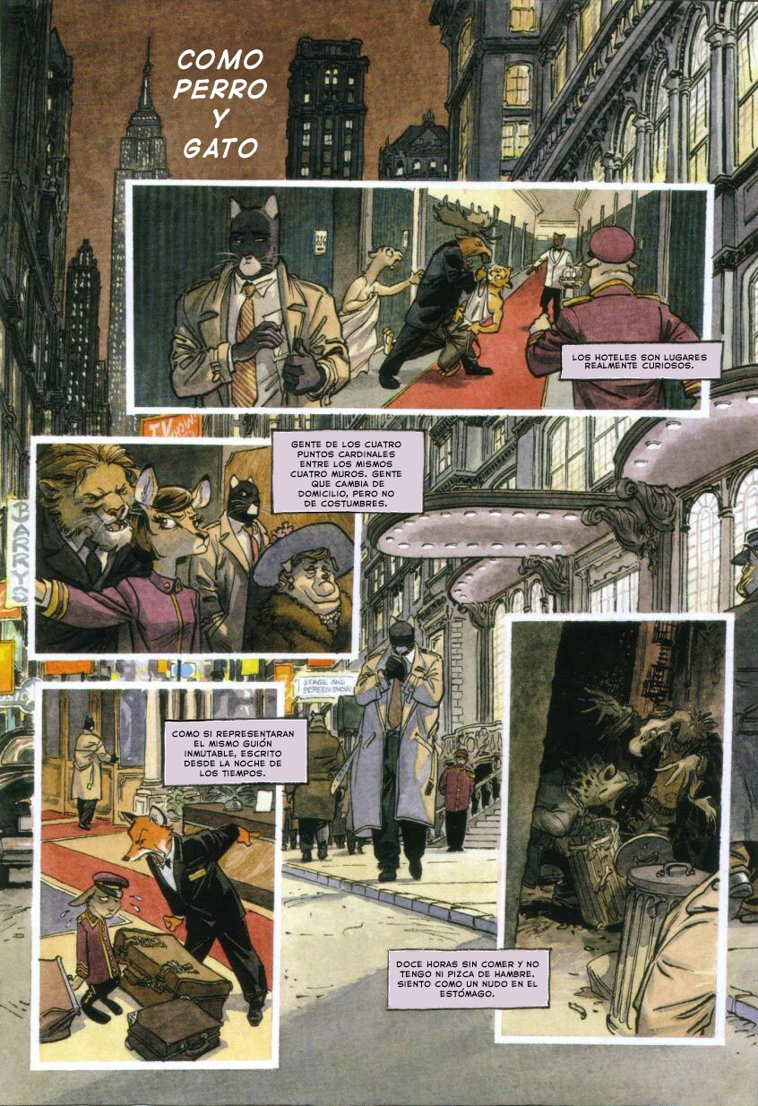 Carátula Blacksad - Como Perro Y Gato.cbr