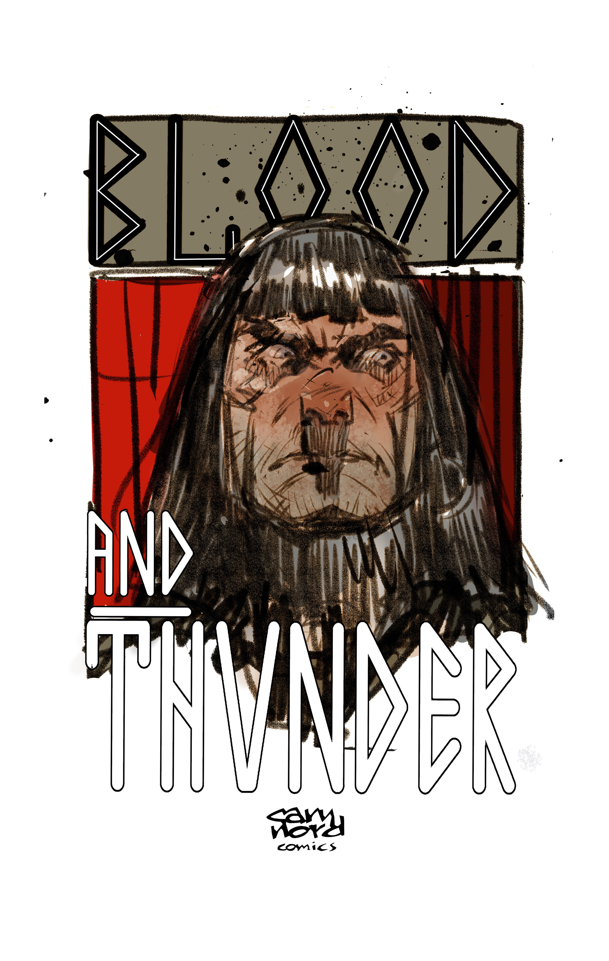 Carátula Blood and Thunder.cbr