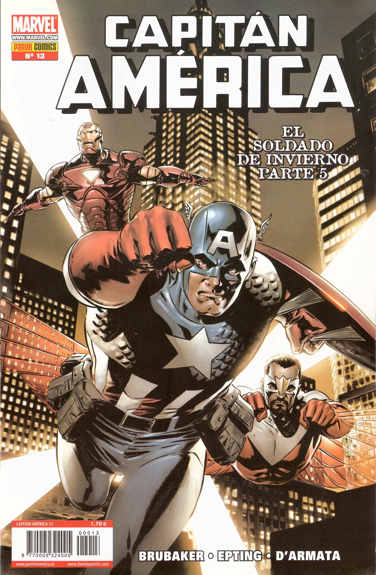 Carátula Capitan America Vol.5 #13.cbr