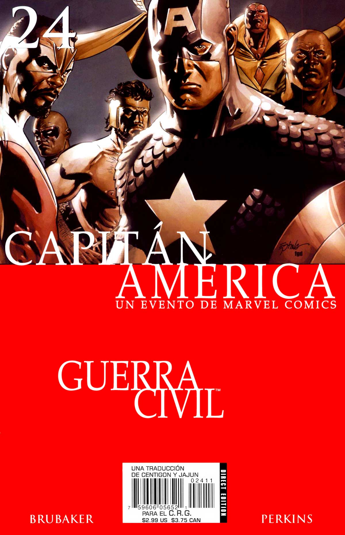 Carátula Capitan America Vol.5 #24.cbr