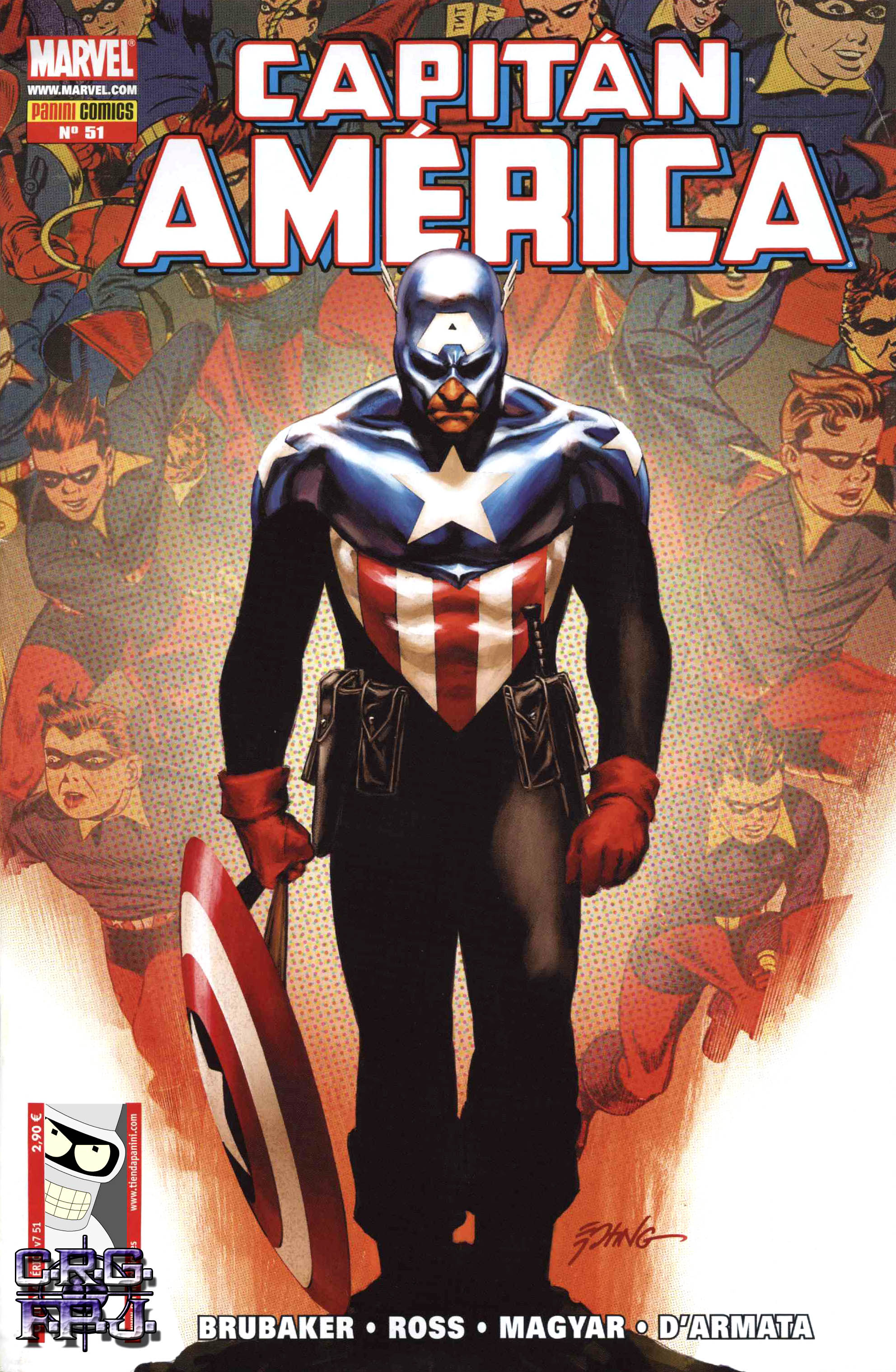 Carátula Capitan America Vol.5 #50.cbr