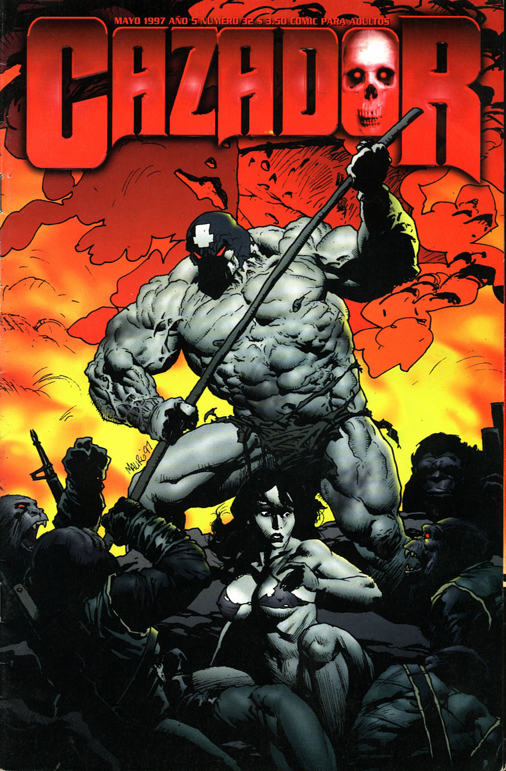 Carátula El Cazador 32.cbr