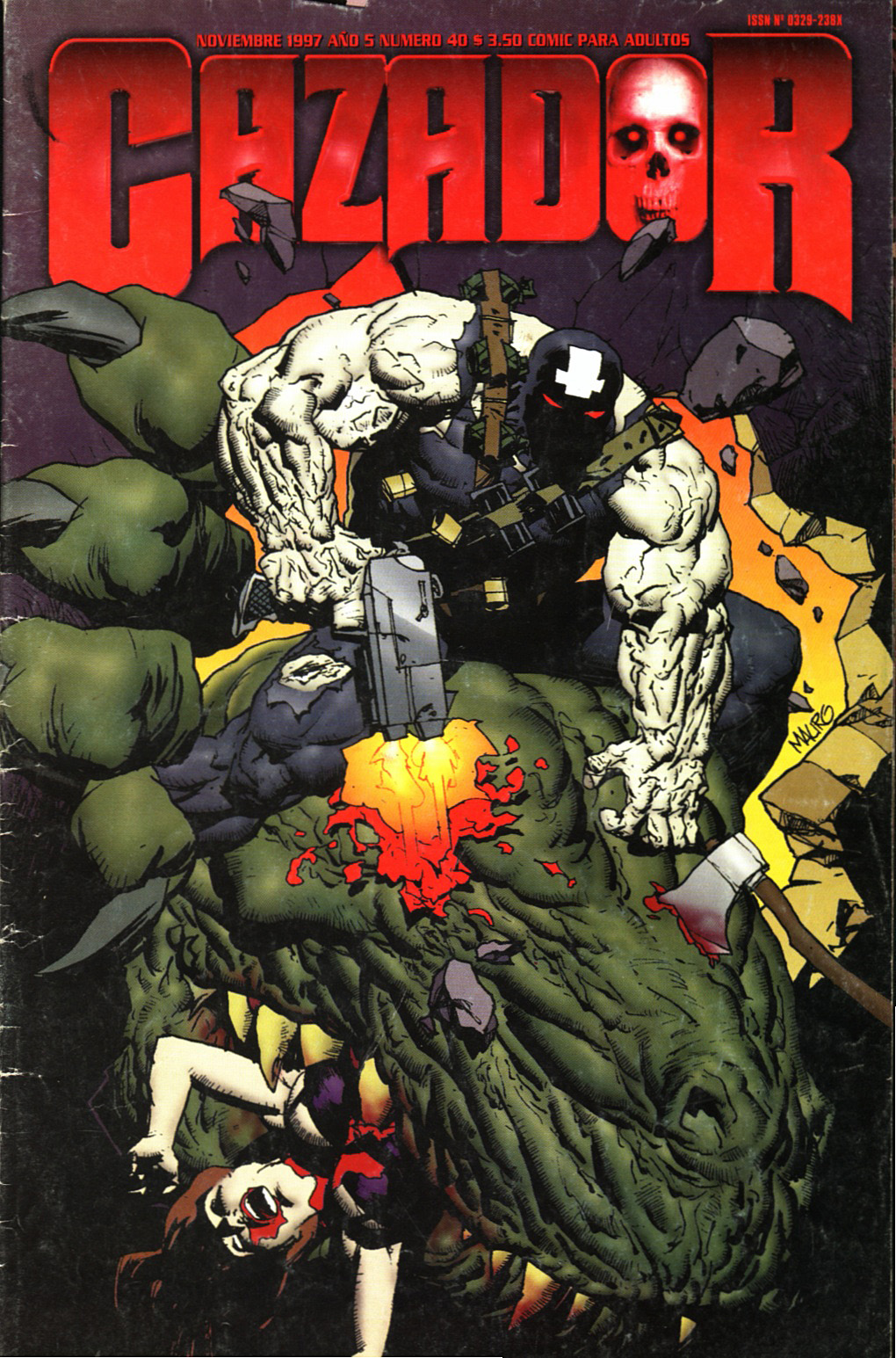 Carátula El Cazador 40.cbr