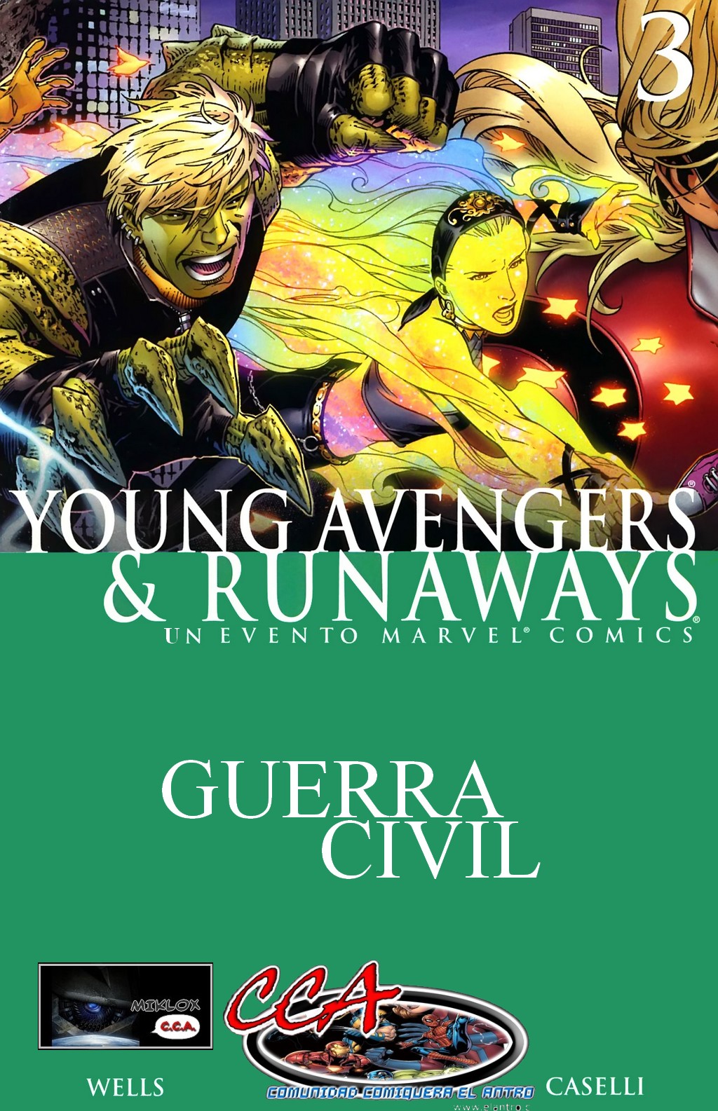 Carátula 052 Civil War Young Avengers & Runaways 03.cbr