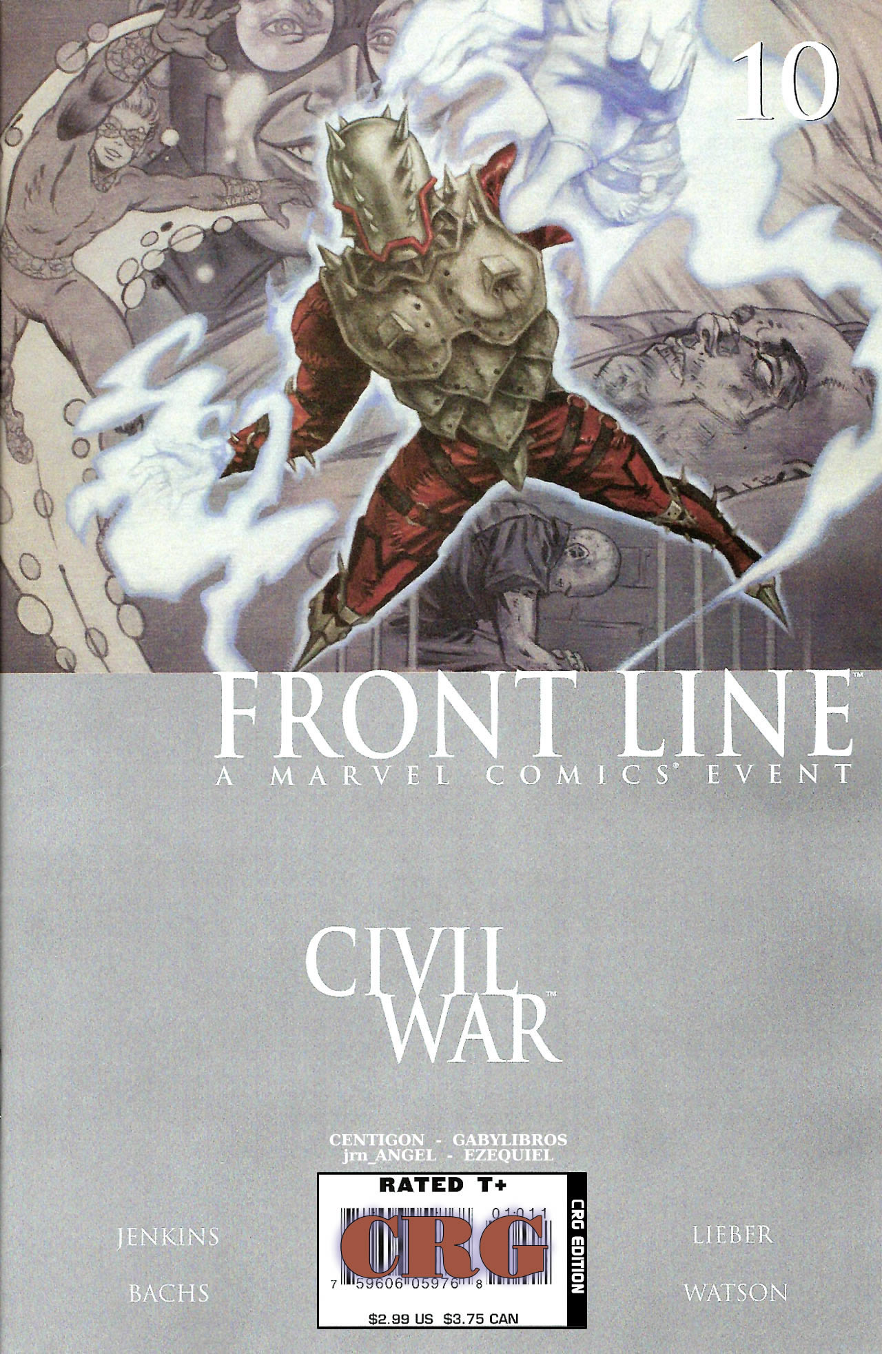 Carátula 084 Civil War Front Line 10.cbr