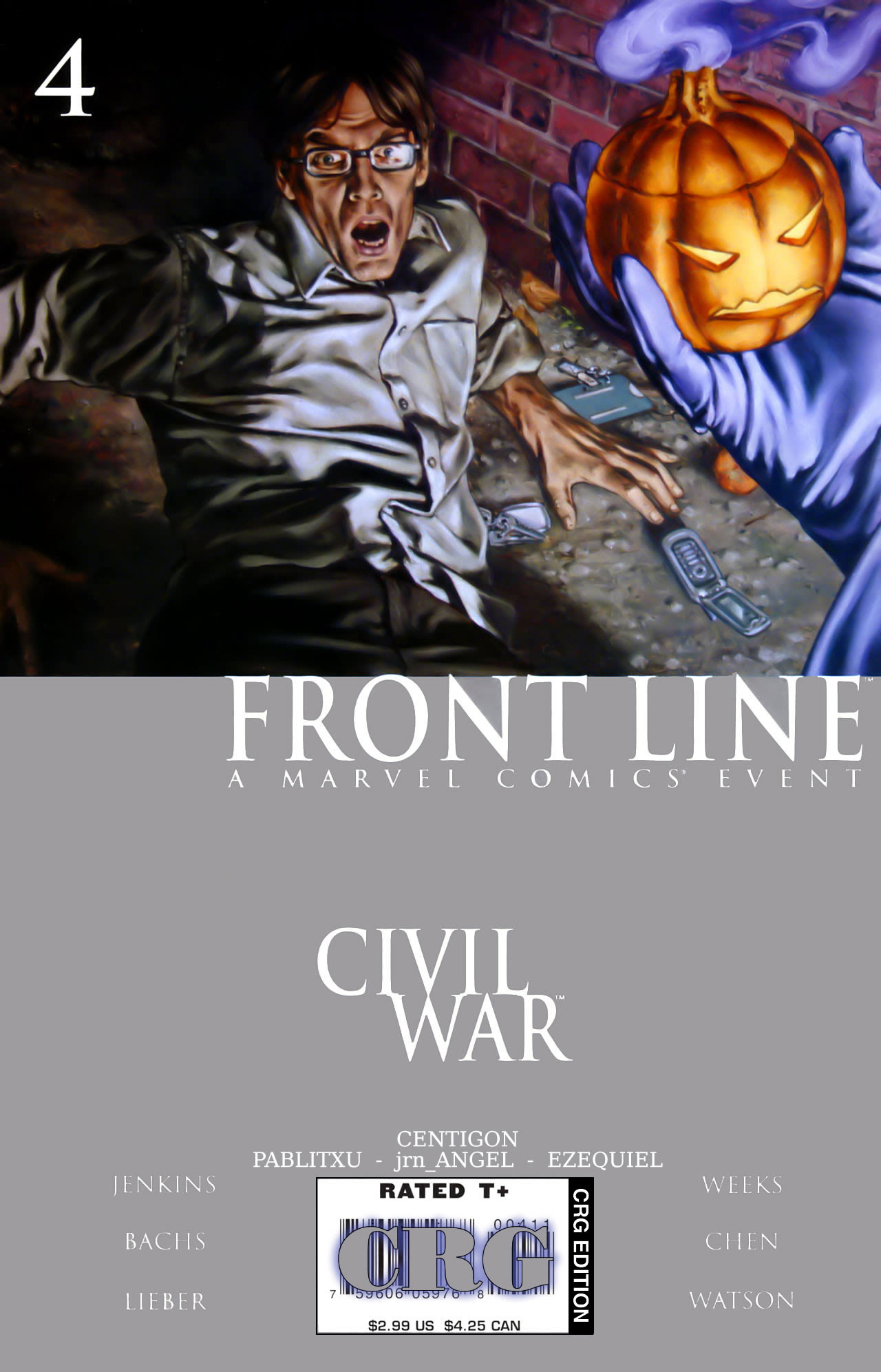 Carátula 032 Civil War Frontline 04.cbr