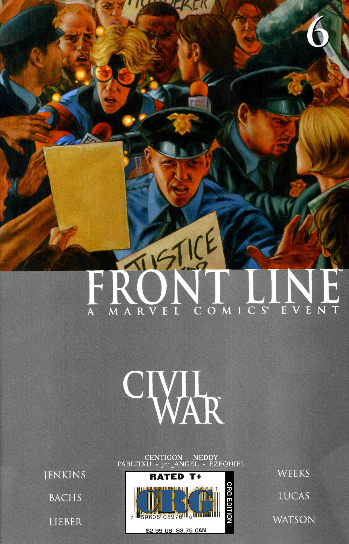 Carátula 051 Civil War Frontline 06.cbr