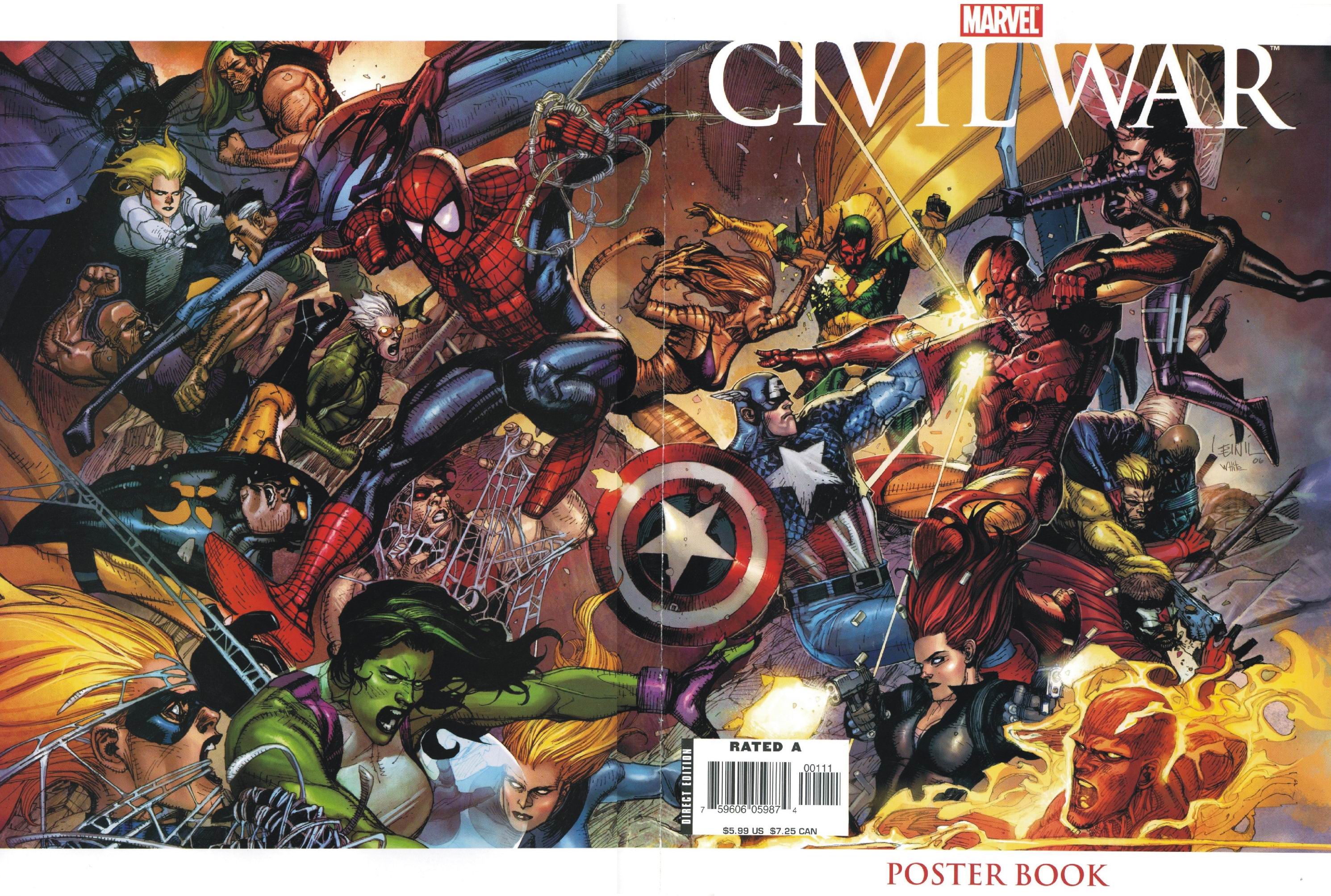 Carátula 111 Civil War Poster Book.cbr
