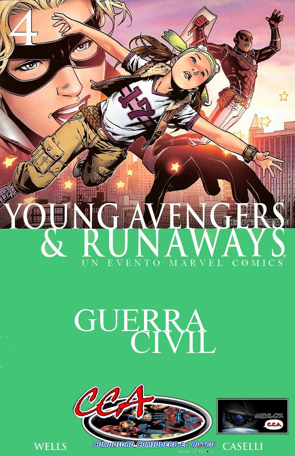 Carátula 066 Civil War Young Avengers & Runaways 04.cbr