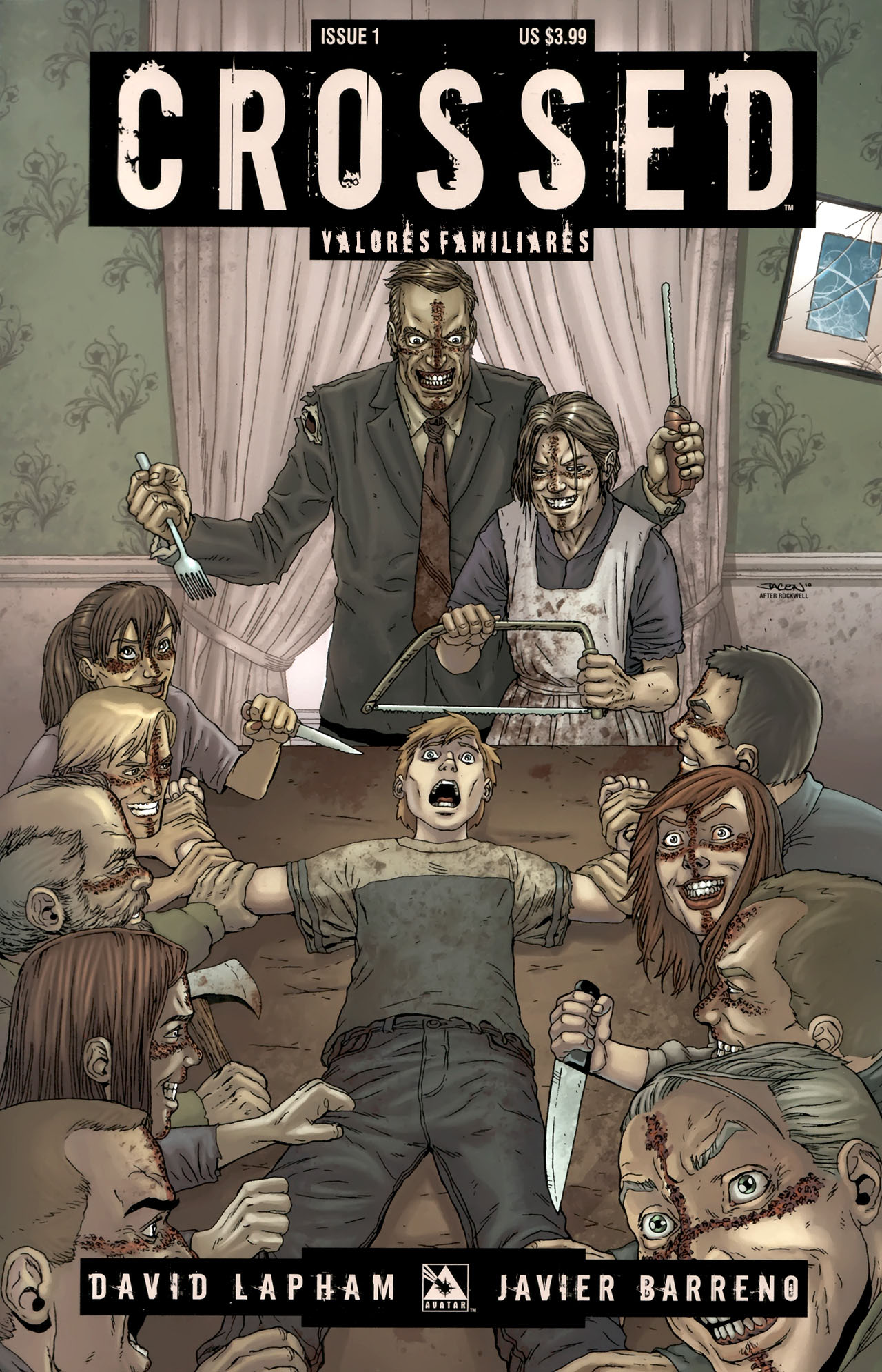 Carátula Crossed - Family Values 1 de 7.cbr