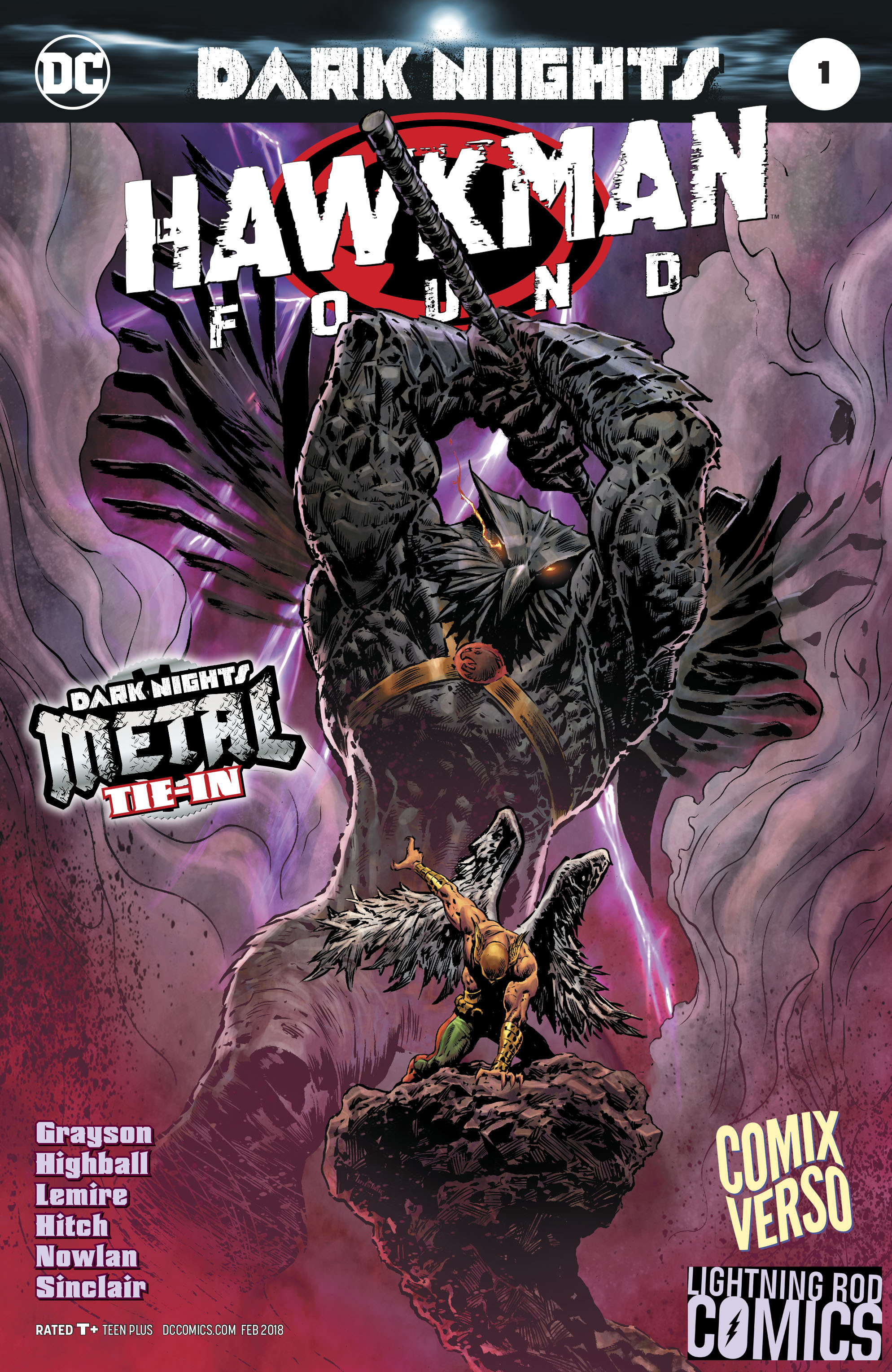 Carátula 23. Dark Nights - Hawkman Found 01.cbr