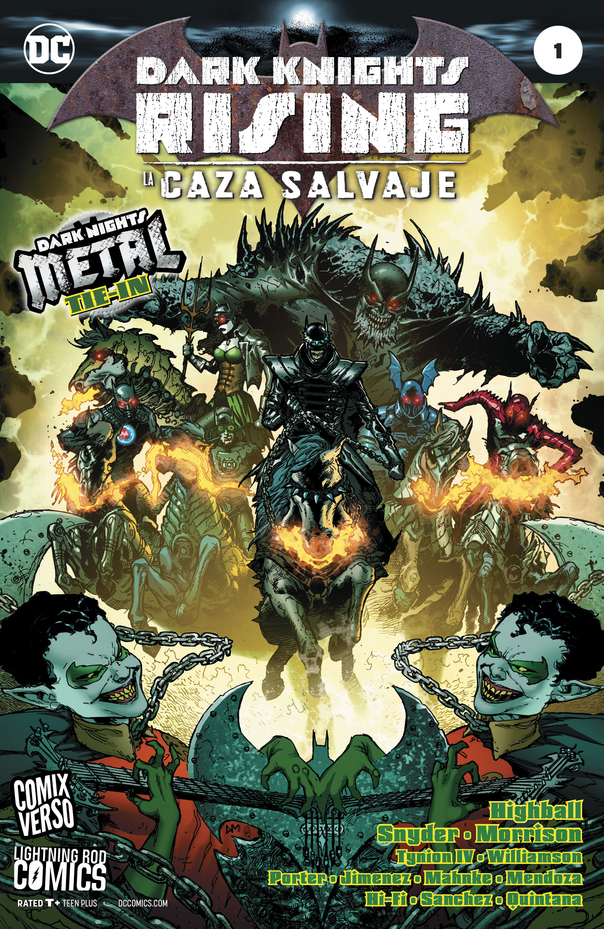 Carátula 25. Dark Knights Rising - The Wild Hunt 01.cbr