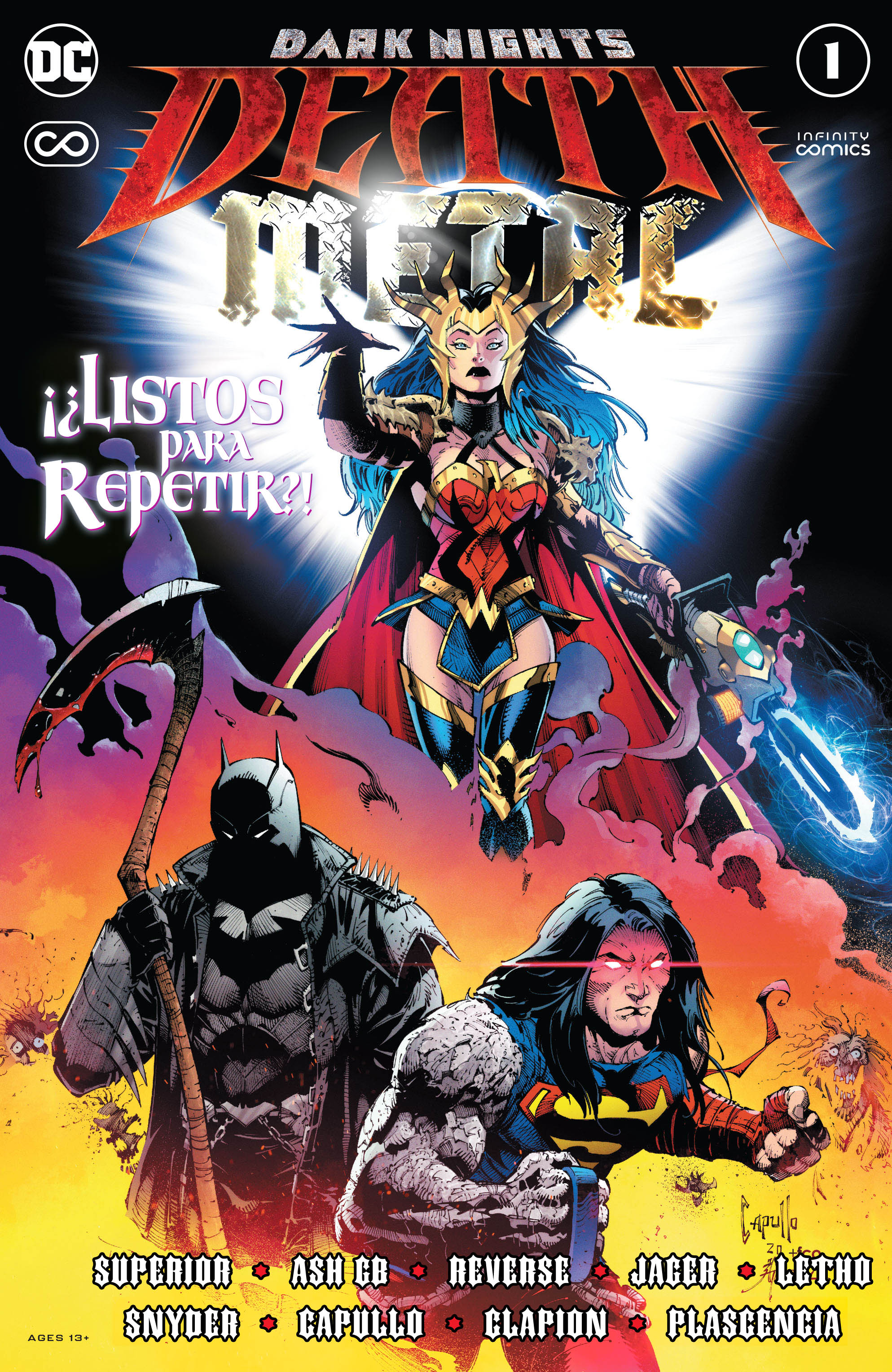 Carátula Dark Nights Death Metal #01 - Death Metal #01.cbr