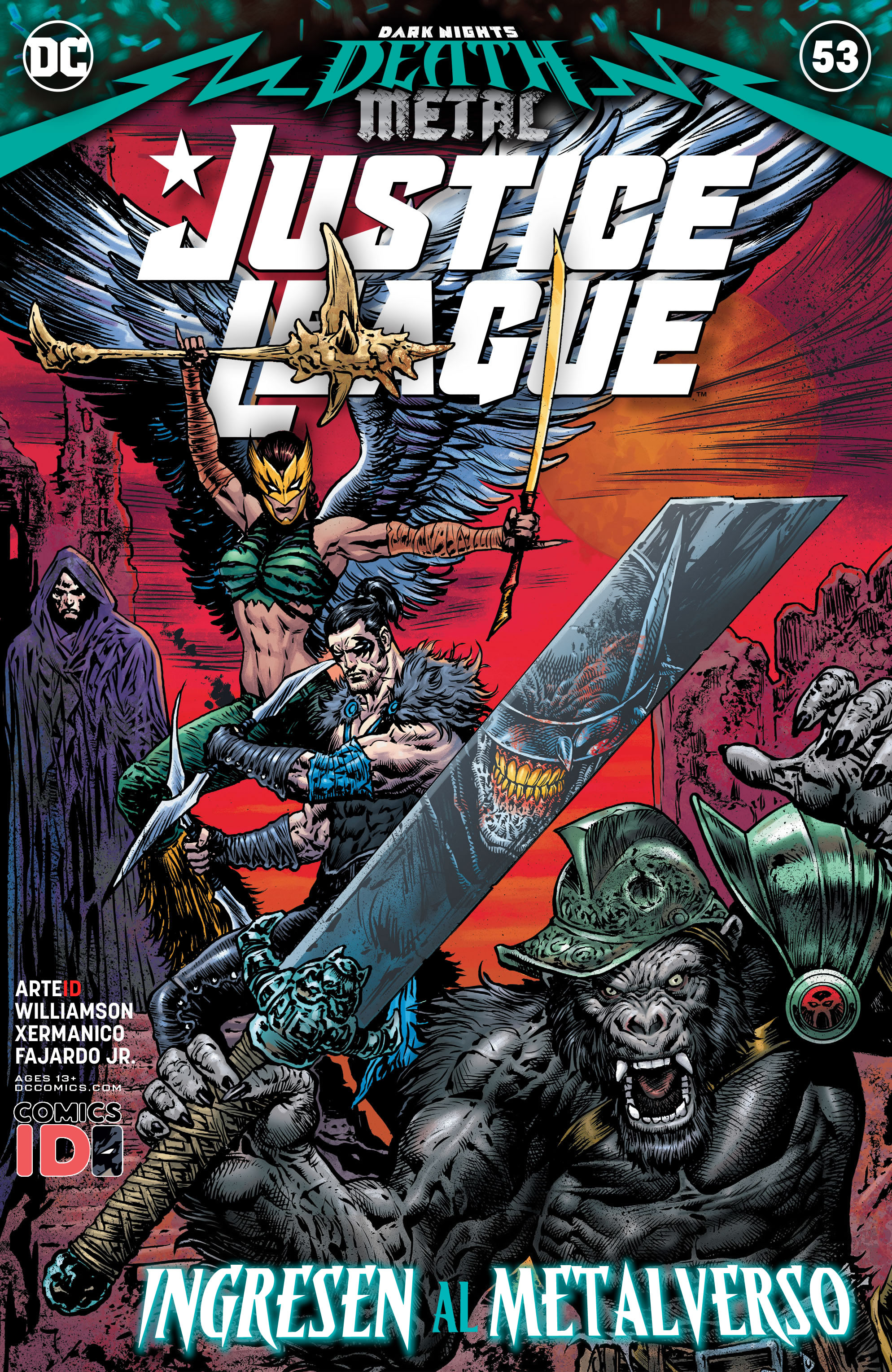 Carátula Dark Nights Death Metal #07 - Justice League V4 #53.cbr