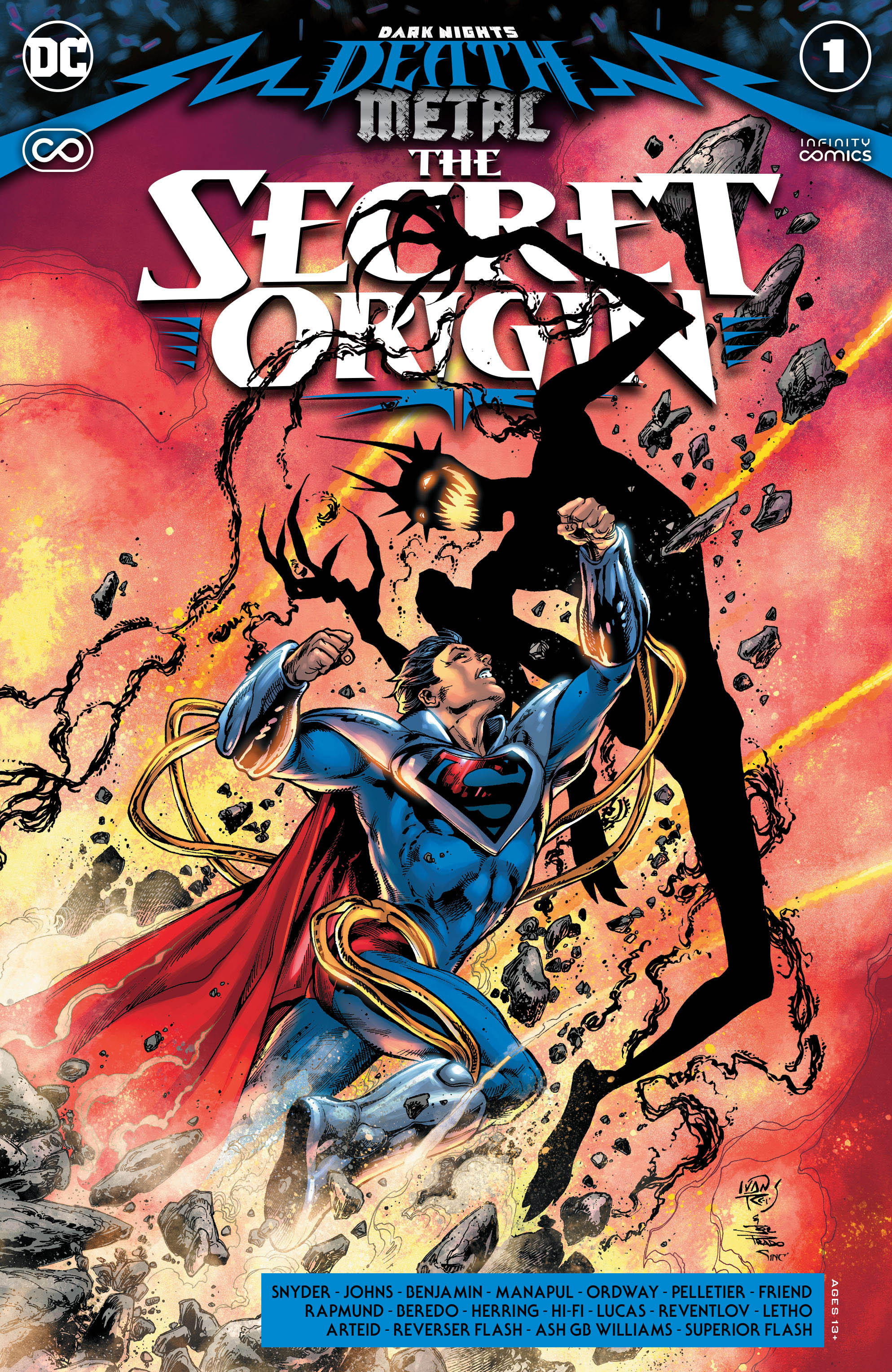 Carátula Dark Nights Death Metal #22 - The Secret Origin #01.cbr