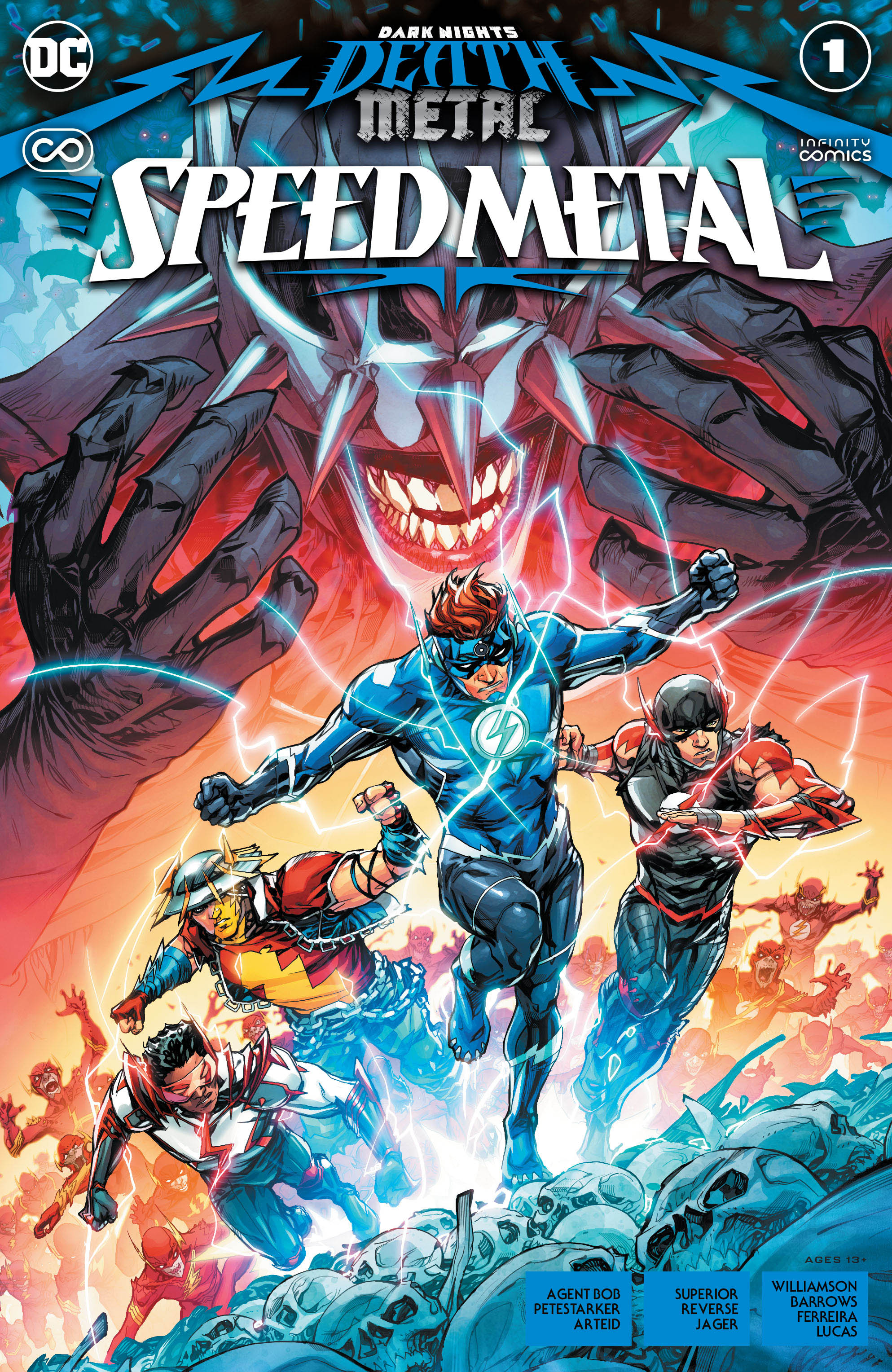 Carátula Dark Nights Death Metal #08 - Speed Metal #01.cbr