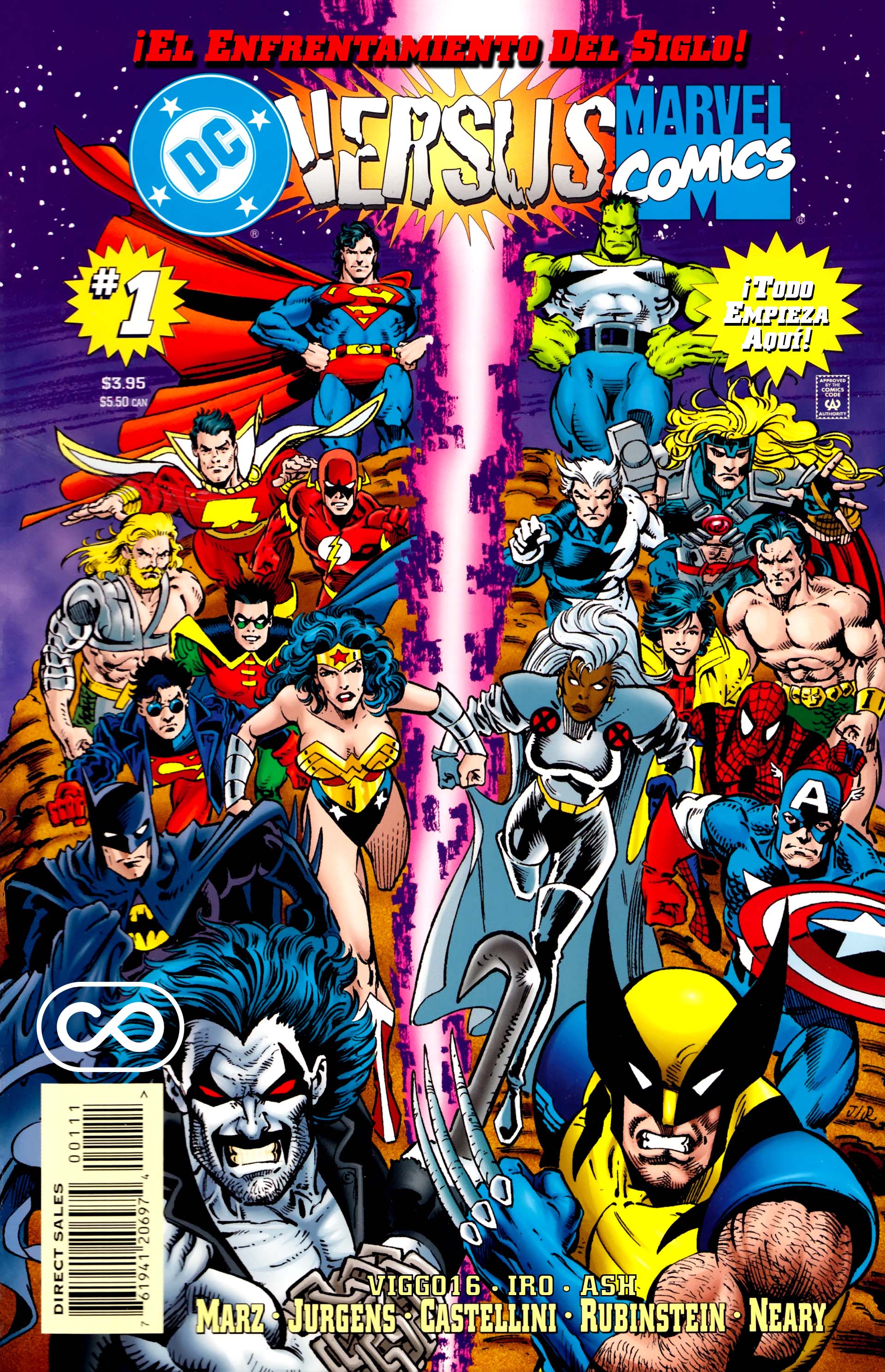 Carátula Dc vs Marvel 1.cbr