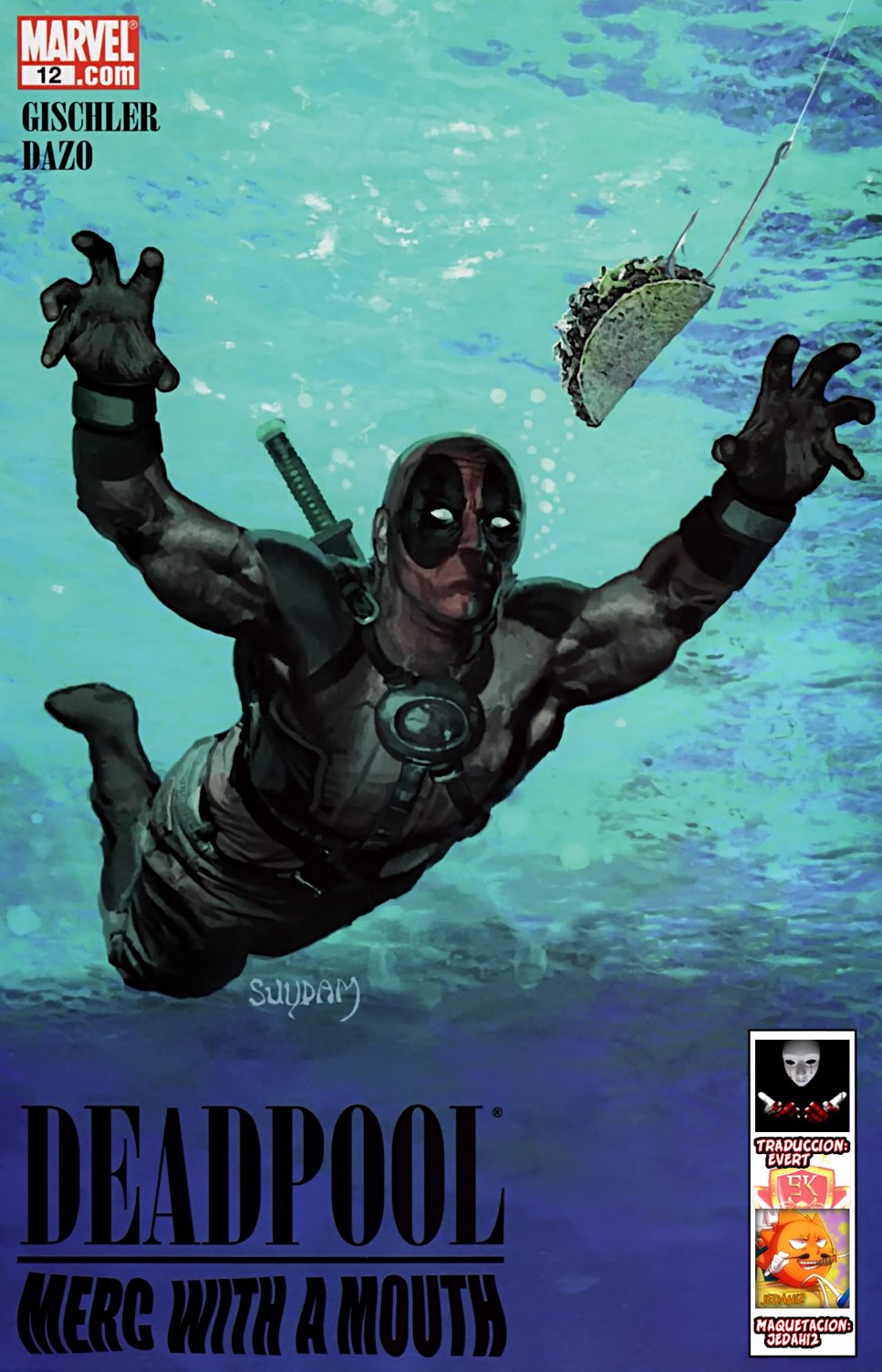 Carátula Deadpool - Merc with a Mouth 12.cbr