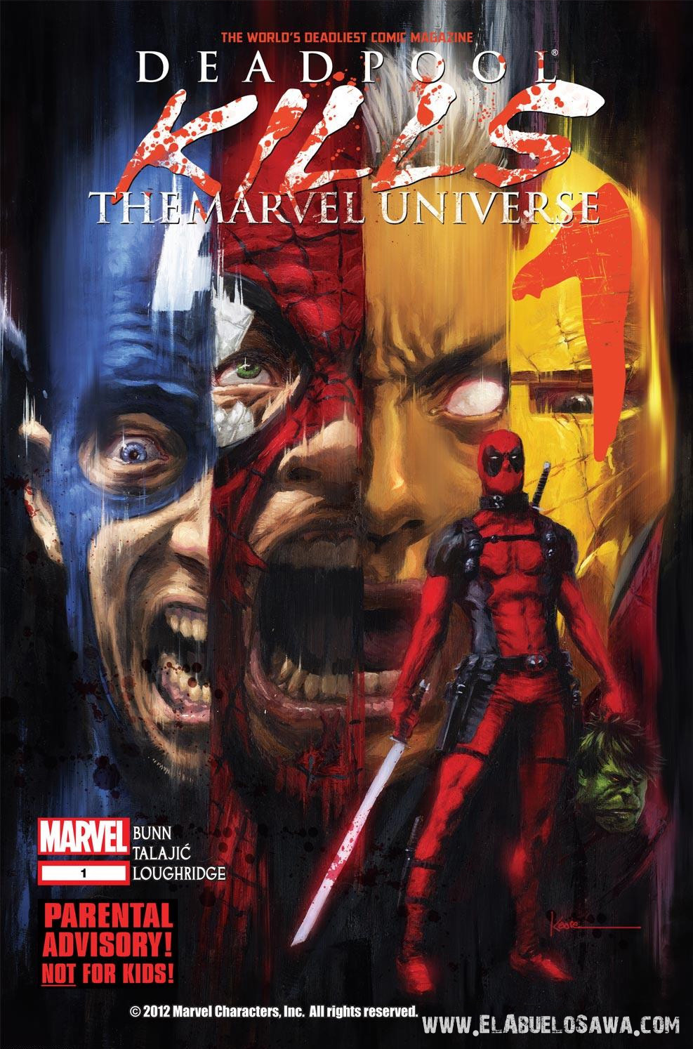 Carátula Deadpool Kills the Marvel Universe #01.cbr