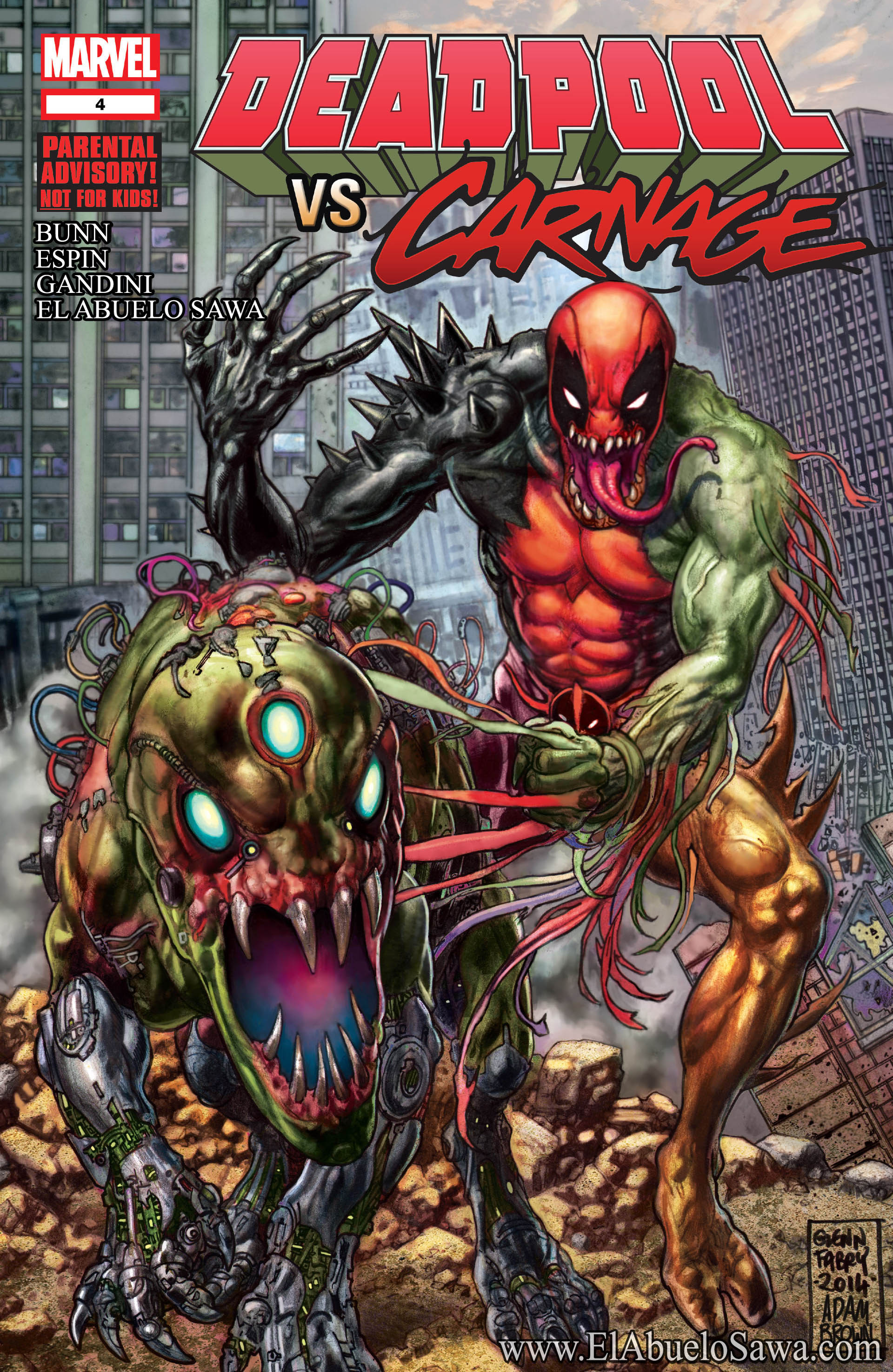 Carátula Deadpool vs Carnage 04.cbr
