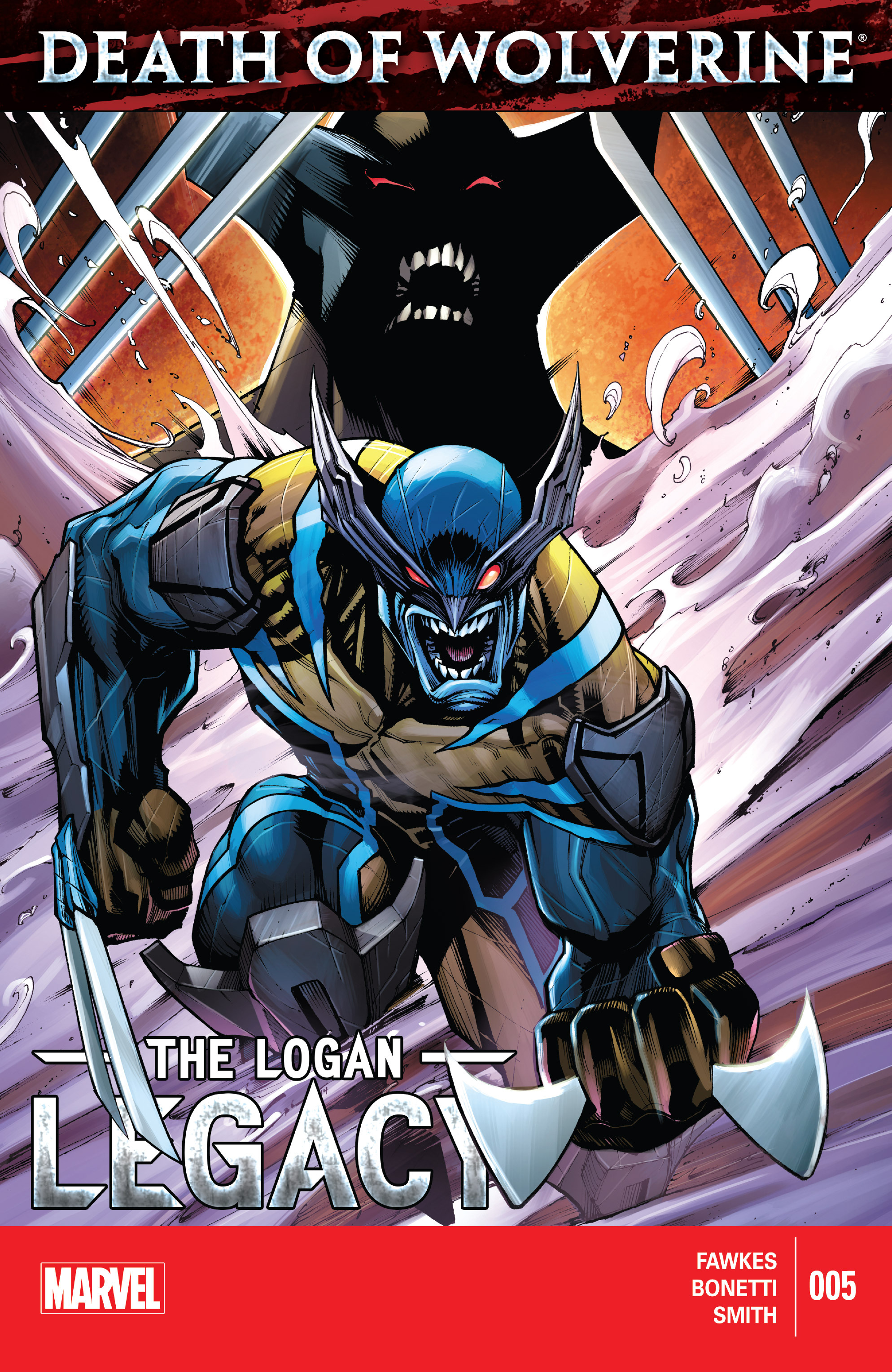 Carátula Death of Wolverine The Logan Legacy #5.cbr