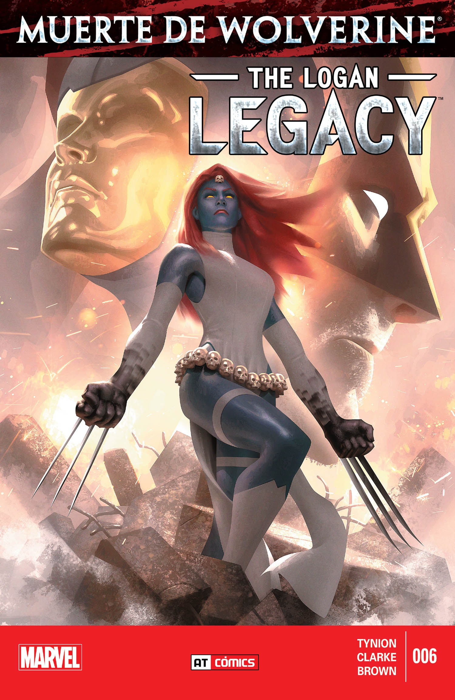Carátula Death of Wolverine The Logan Legacy #6.cbr