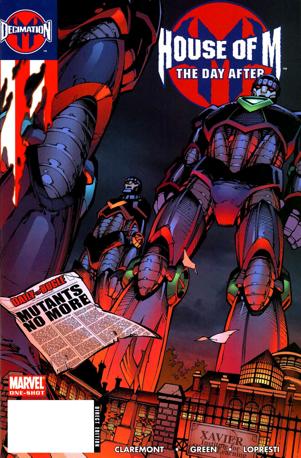 Carátula 01 Decimation House of M The day after.cbr