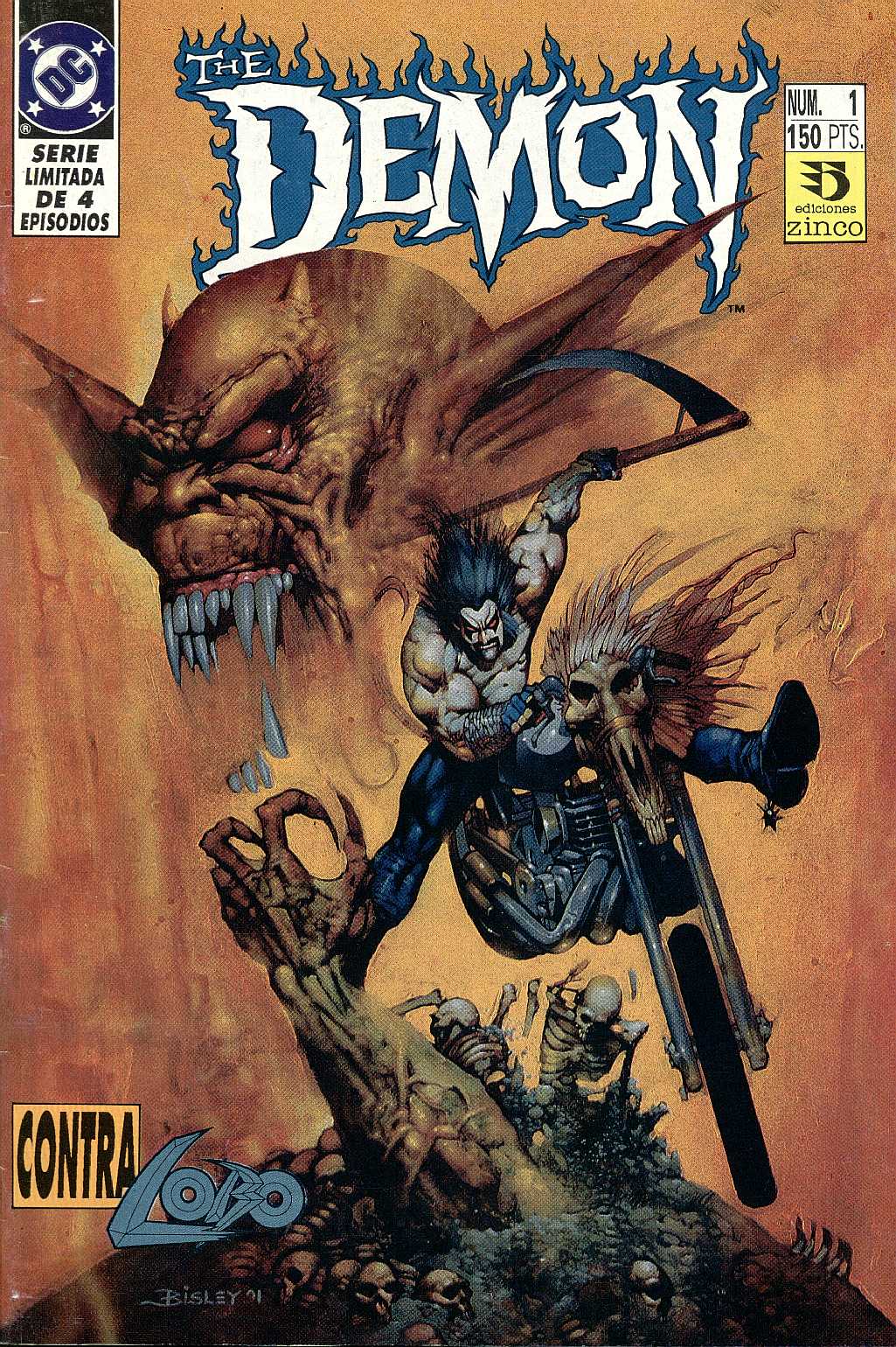 Carátula Demon vs Lobo  #01@com1cfan.cbr