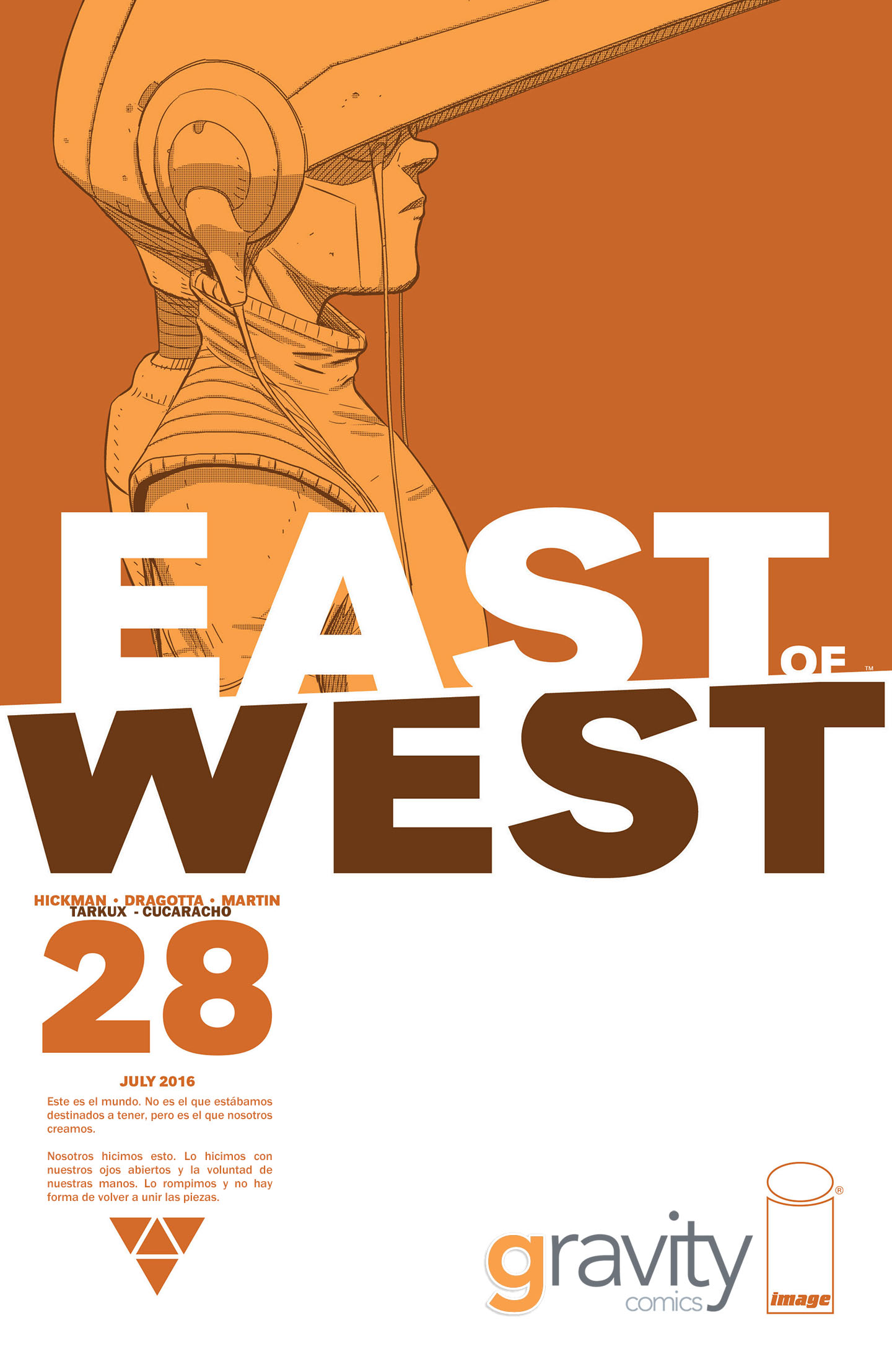 Carátula East of West #28.cbr