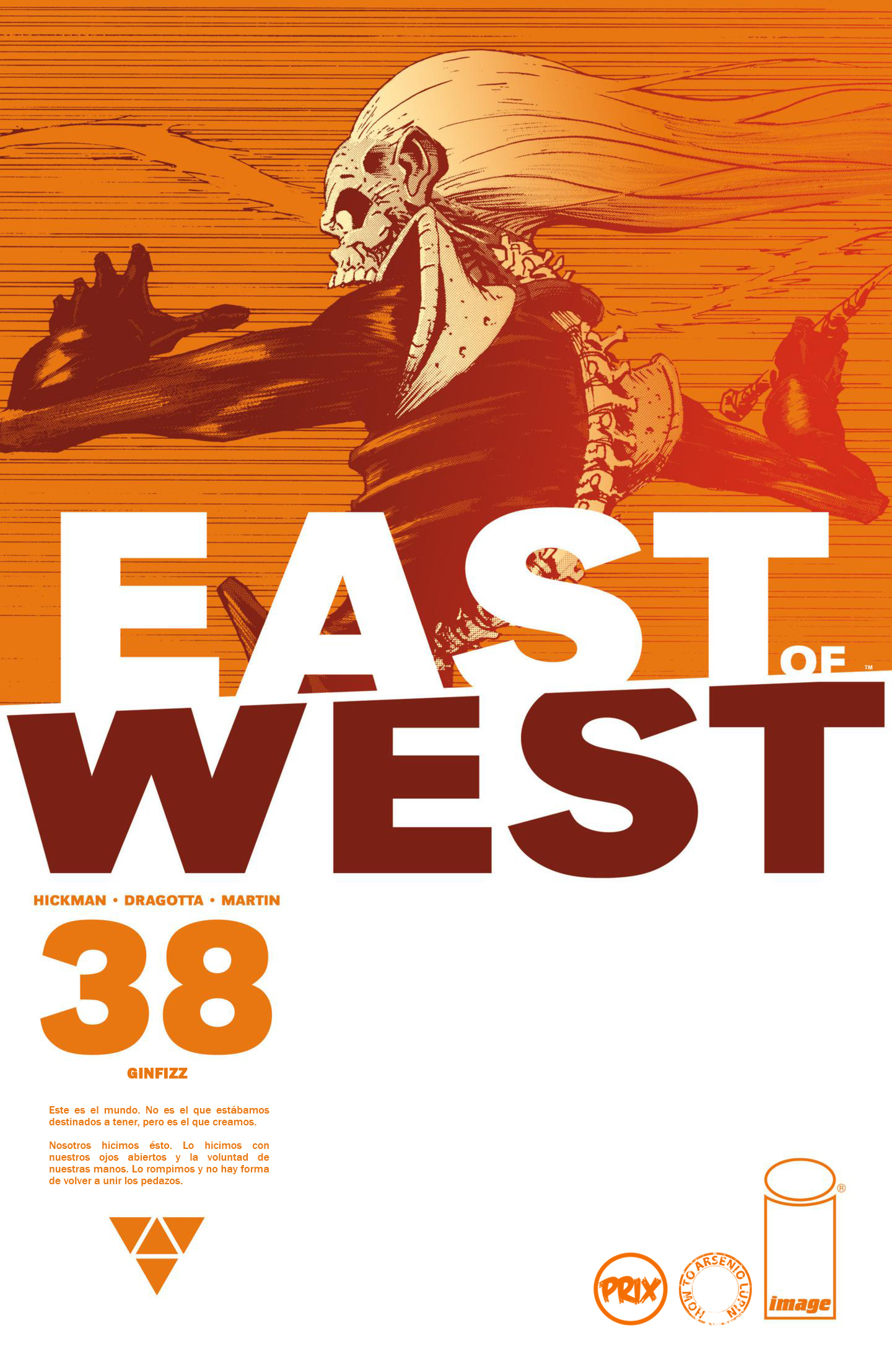 Carátula East of West #38.cbr