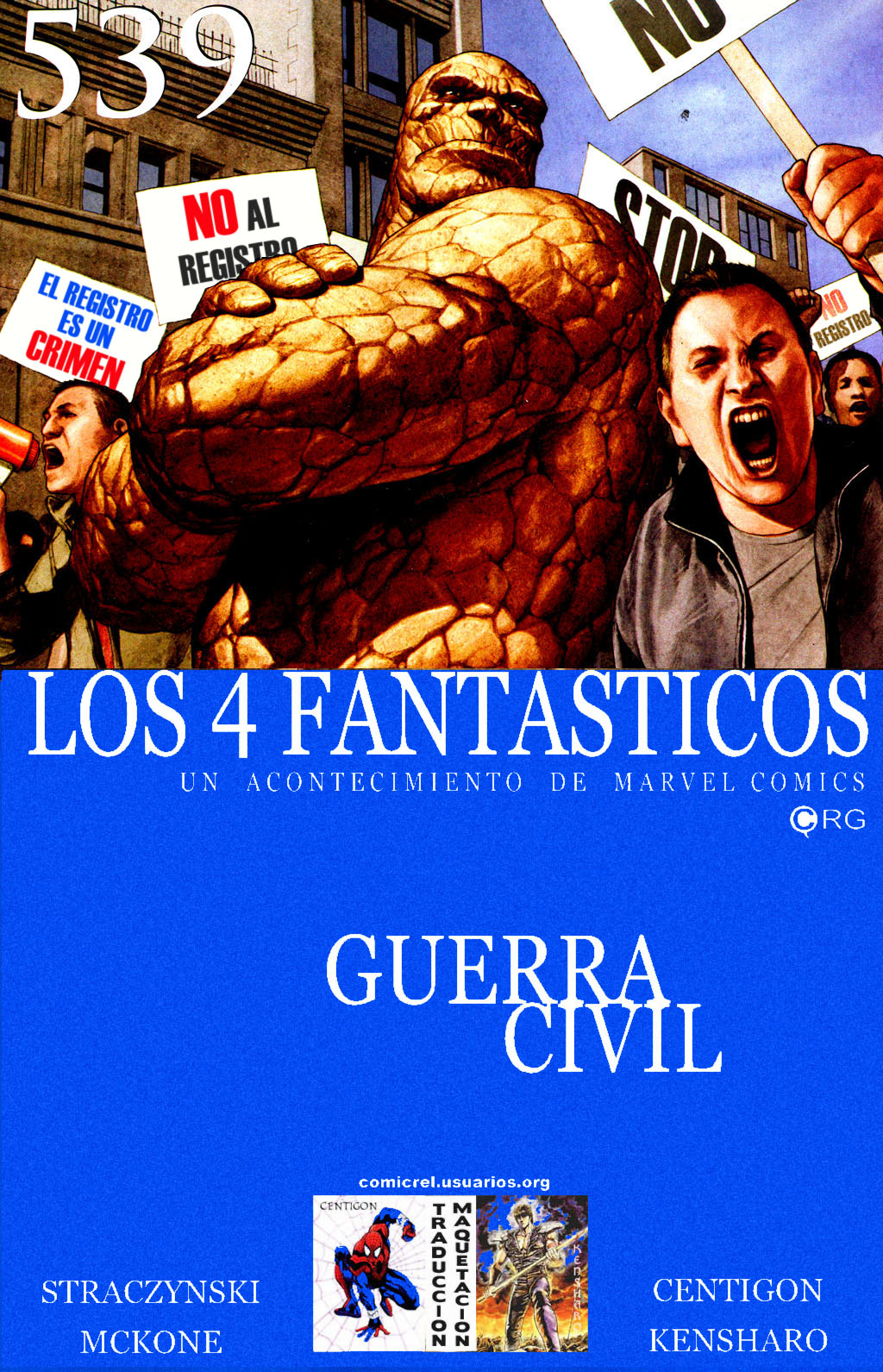 Carátula 035 Fantastic Four 539.cbr