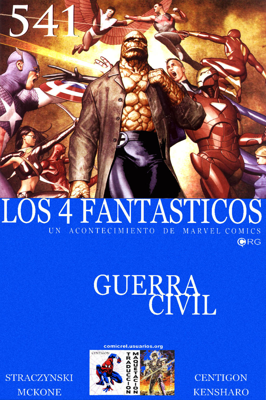 Carátula 079 Fantastic Four 541.cbr