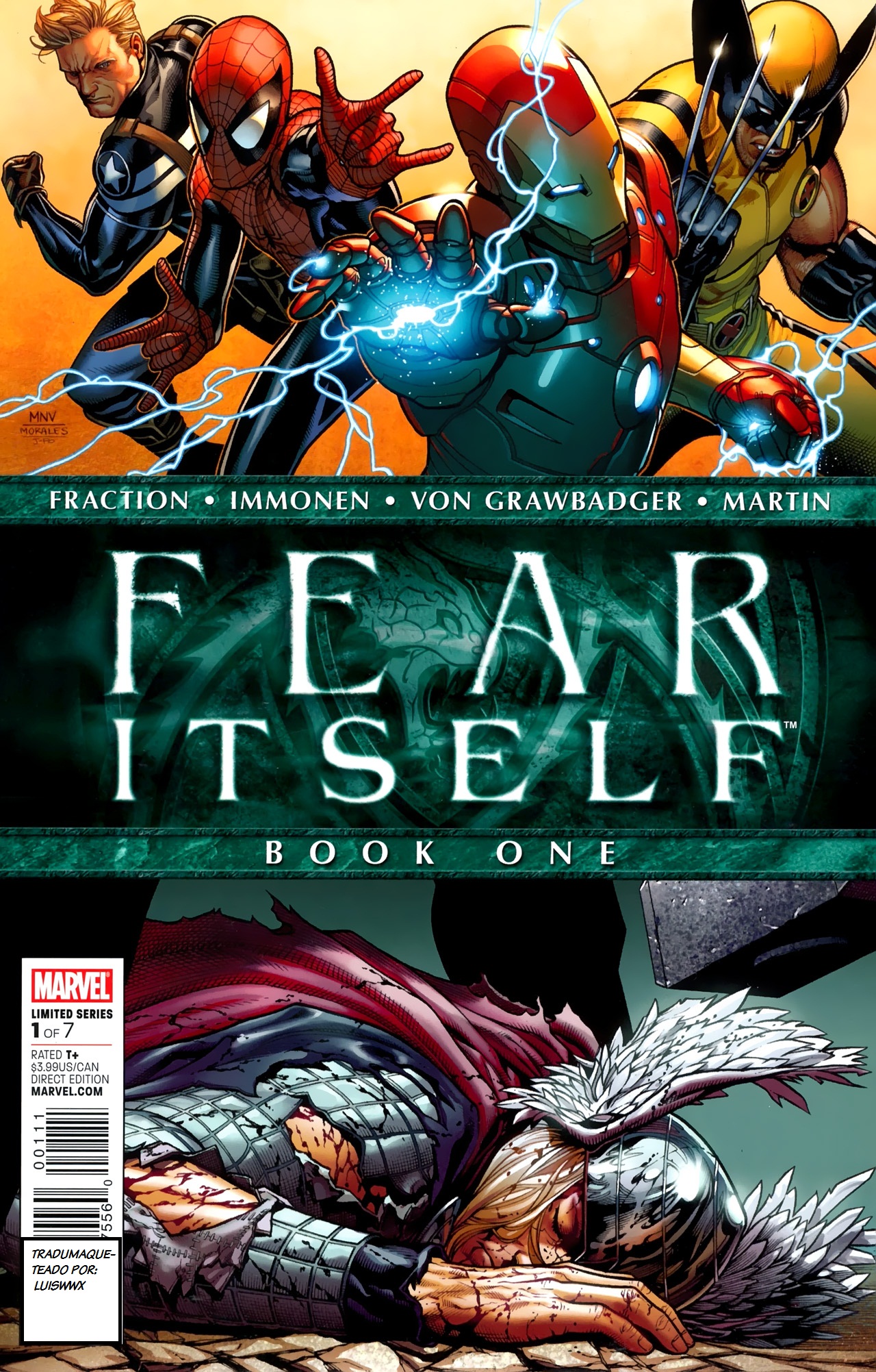 Carátula 1.- Fear Itself #1.cbr