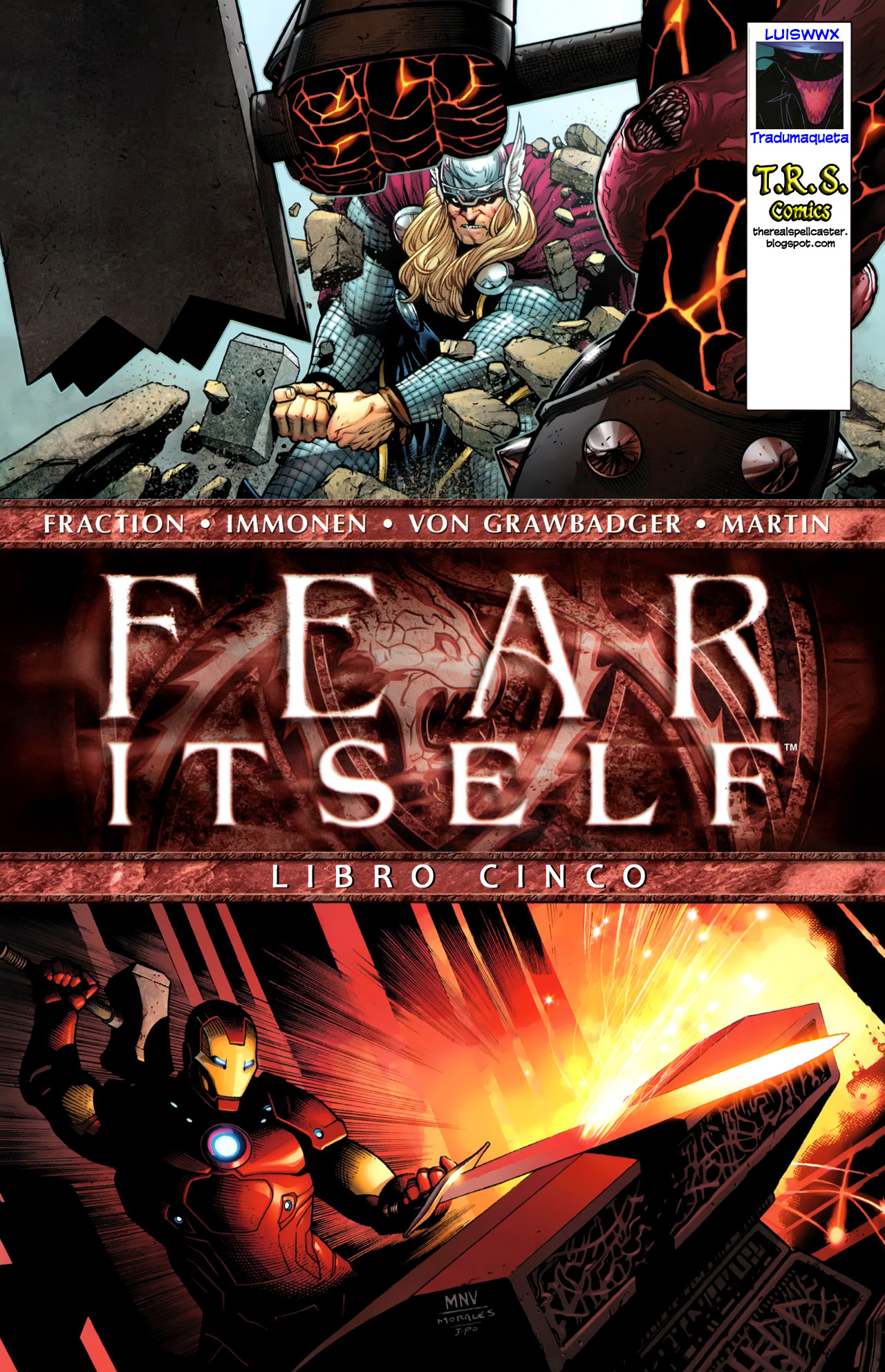 Carátula 5.- Fear Itself #5.cbr